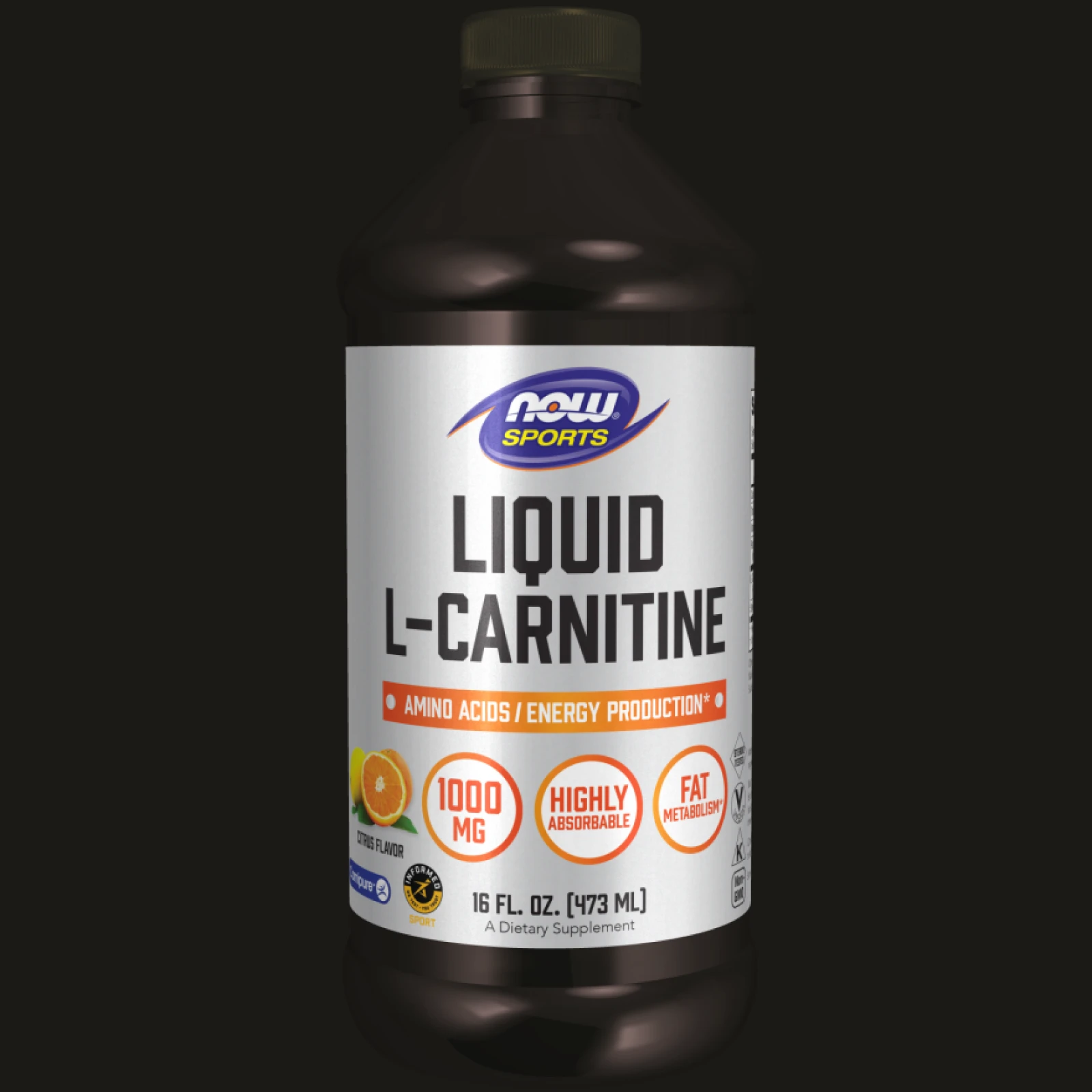 L-Carnitine Liquid, Citrus Flavor 1000 mg - 16 oz. · záber 1