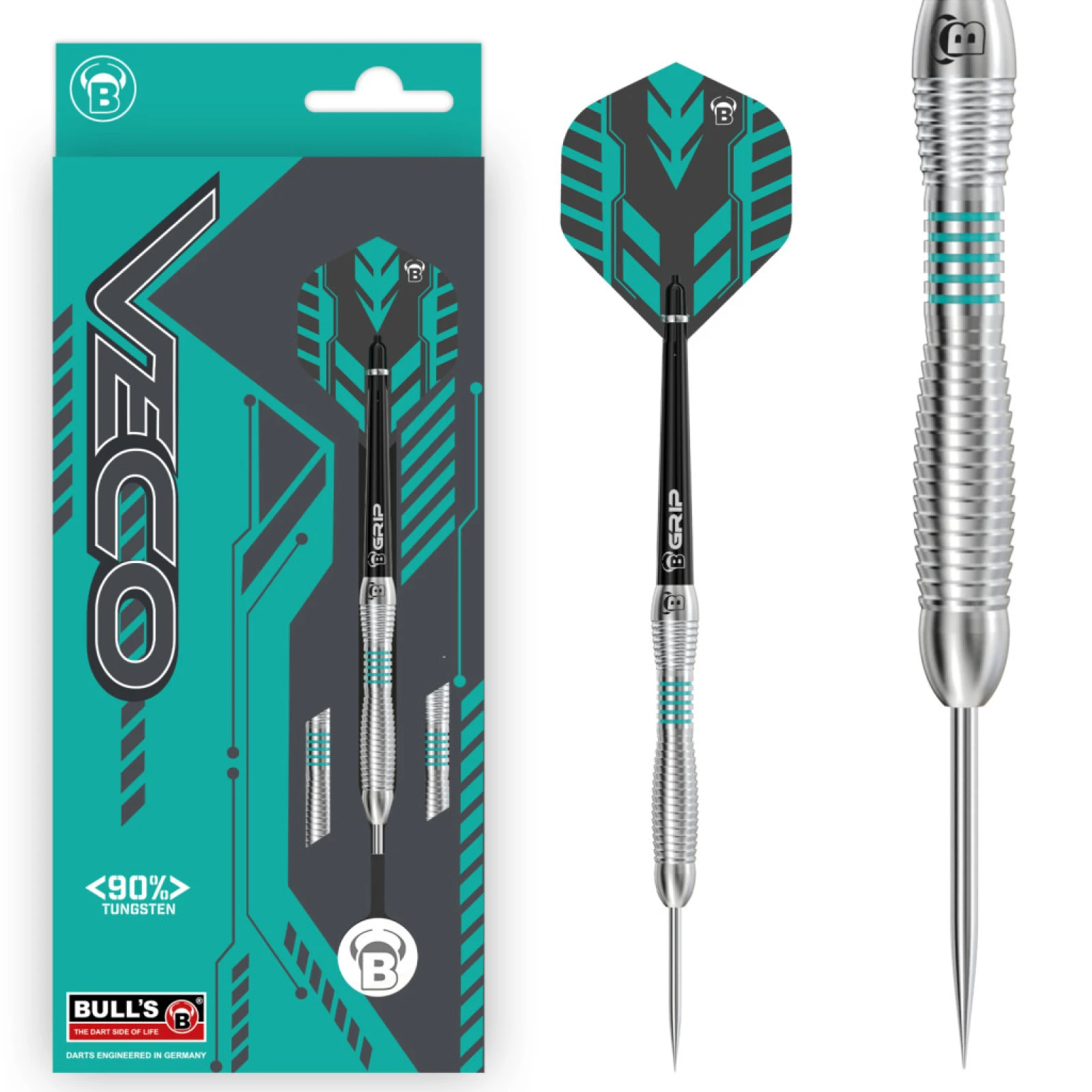 BULL'S Veco V3 Steel Dart, 90%, 25g · záber 1