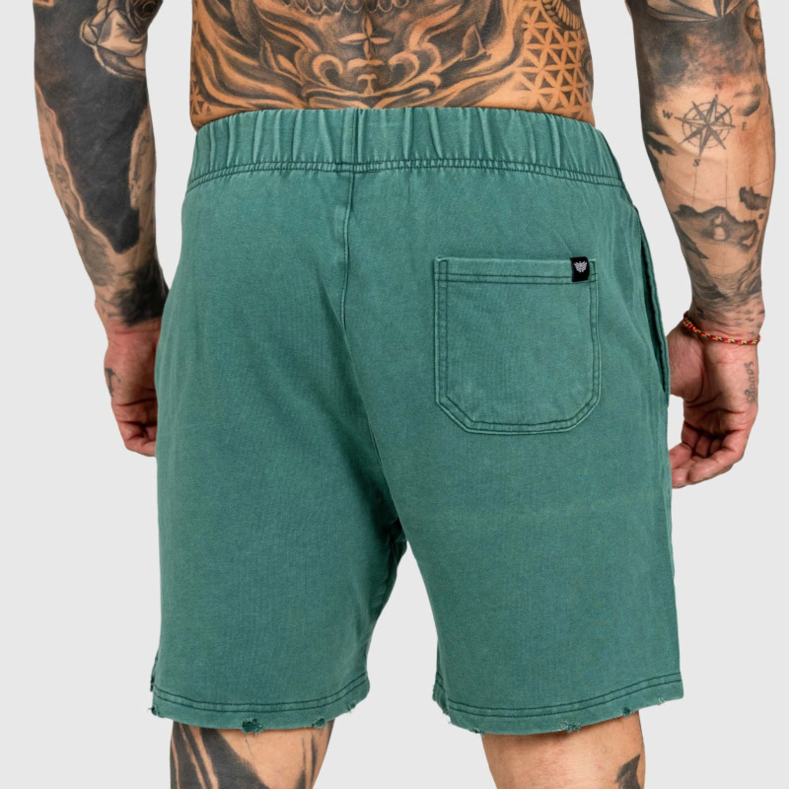 Férfi rövidnadrág Iron Aesthetics ASTHX, washed black · záber 4