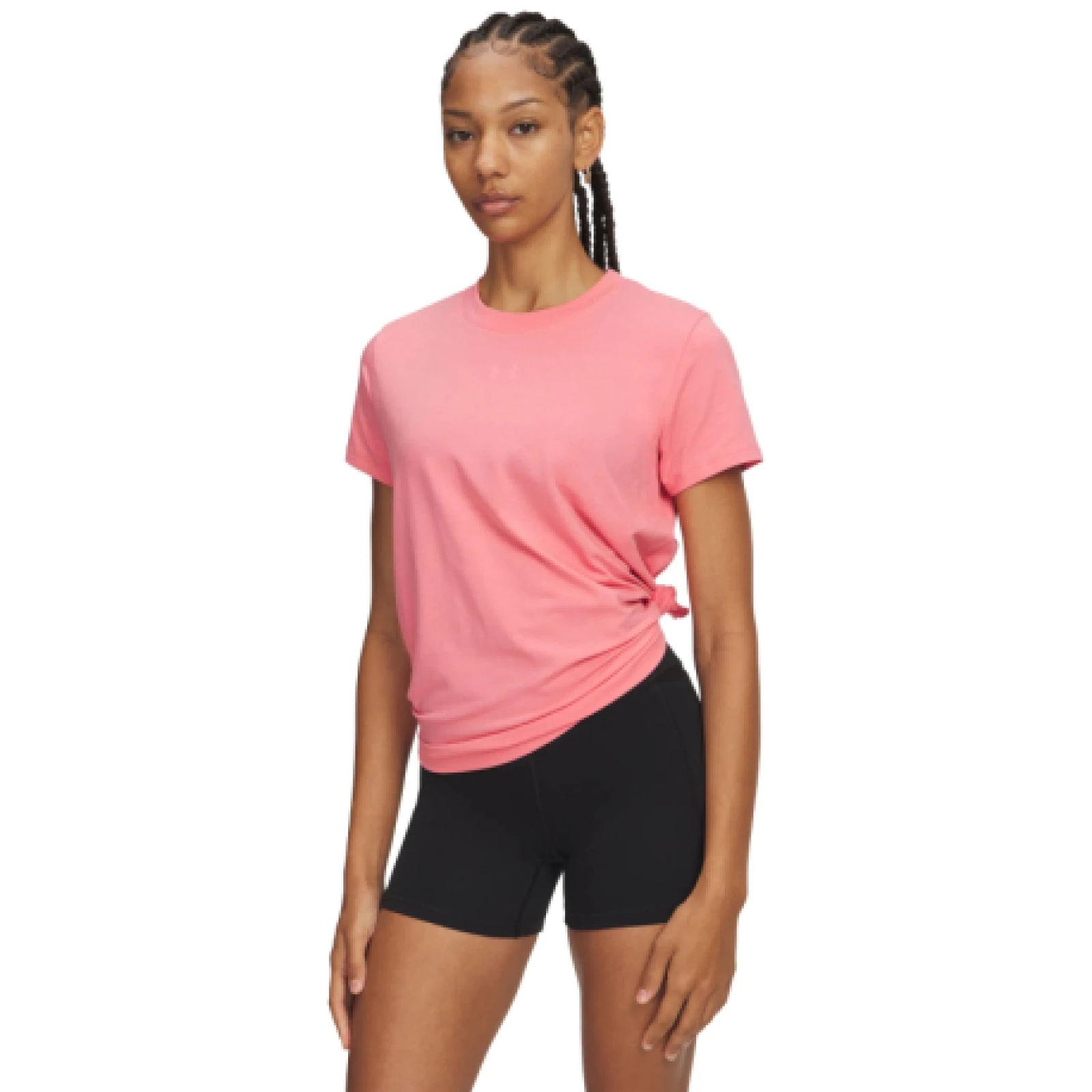 Női rövid ujjú póló UNDER ARMOUR UA Rival Core SS-PNK · záber 3