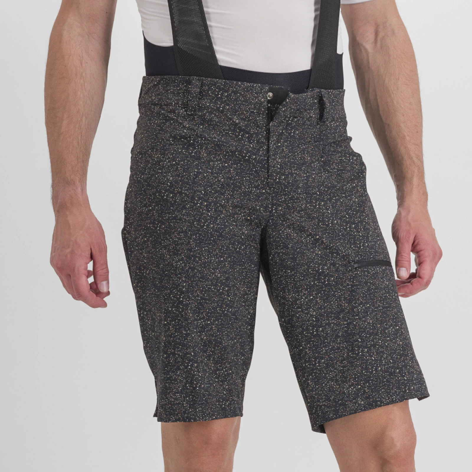 Férfi kerékpáros nadrág SPORTFUL Sky rider giara overshort, black · záber 5