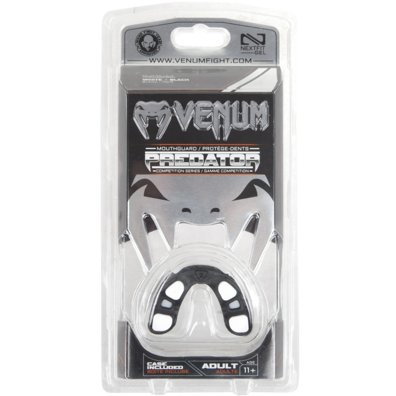 Venum Mouthguard Predator Black/White · záber 1