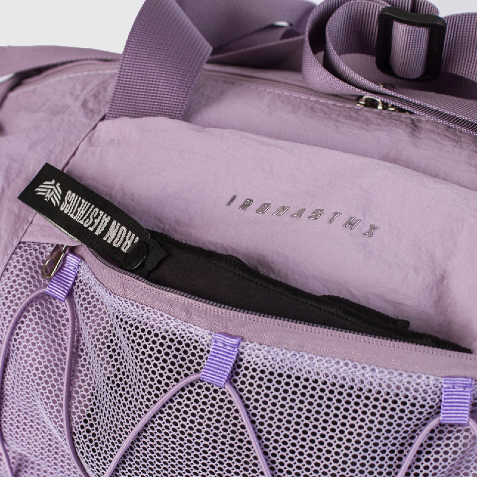 Sporttáska Iron Aesthetics Gym Bunny, lila · záber 4