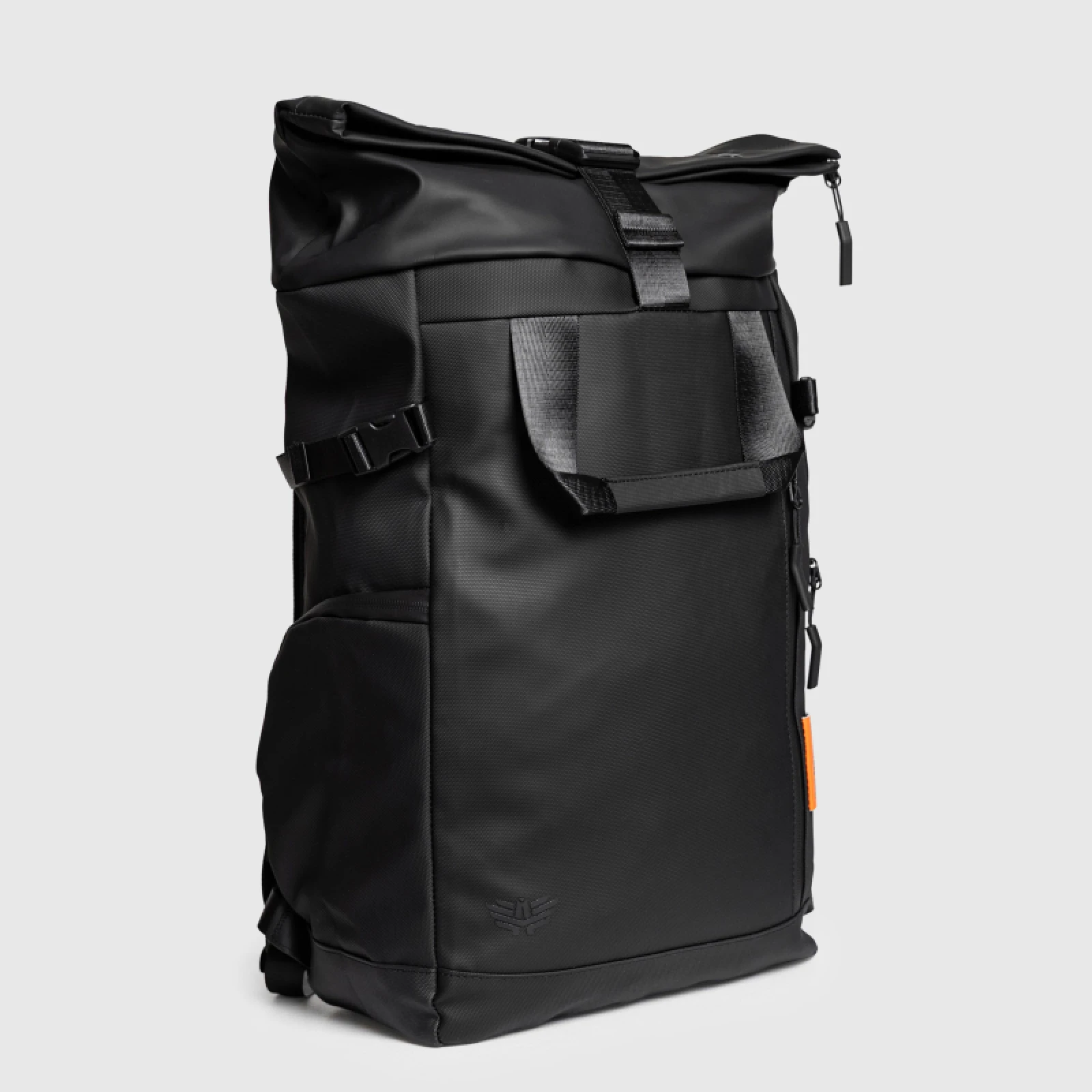 Rolltop hátizsák Iron Aesthetics Urban Pro, fekete · záber 4