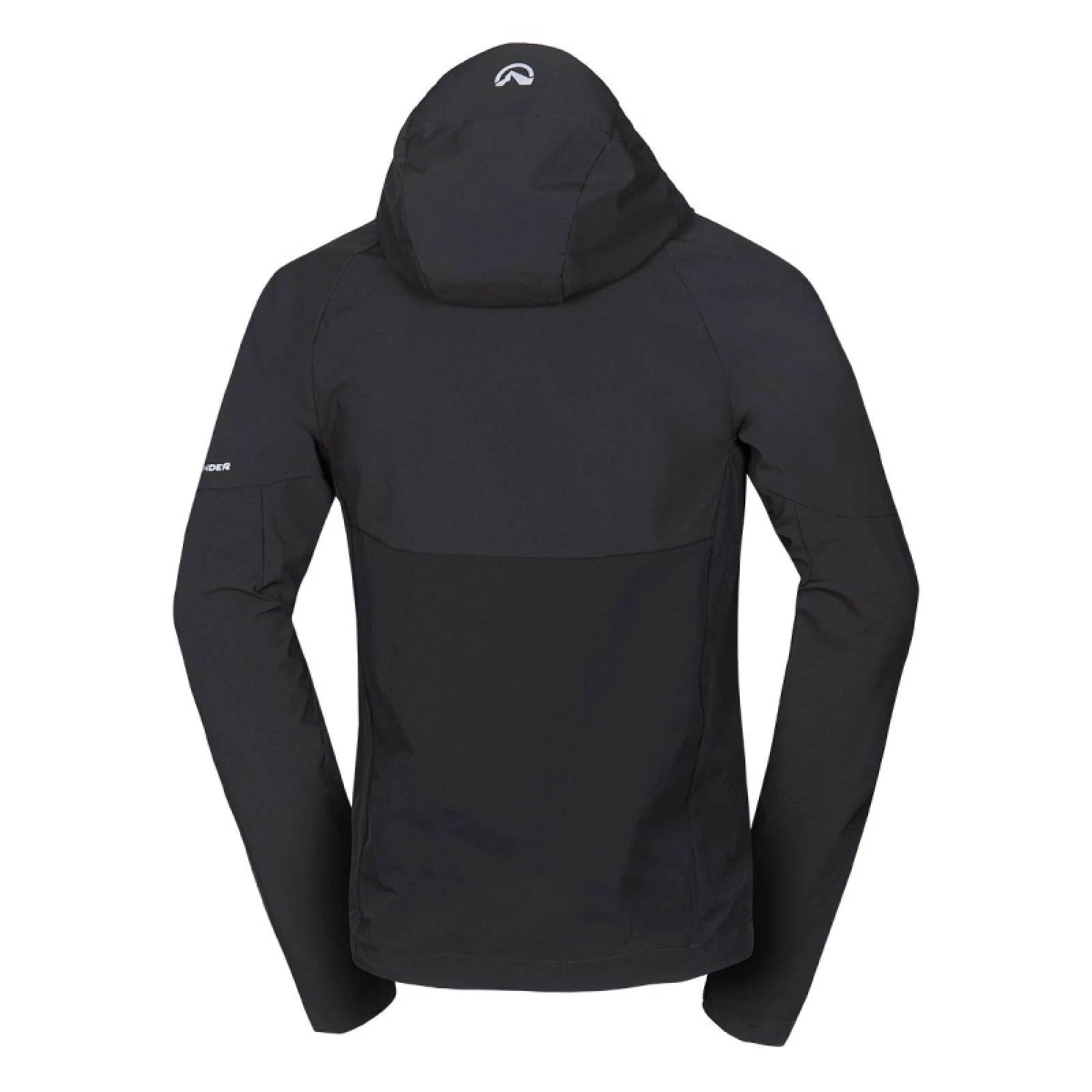 Férfi túrázó Softshell kabát kapucnival NORTHFINDER AMBROSE-270blackblack · záber 4
