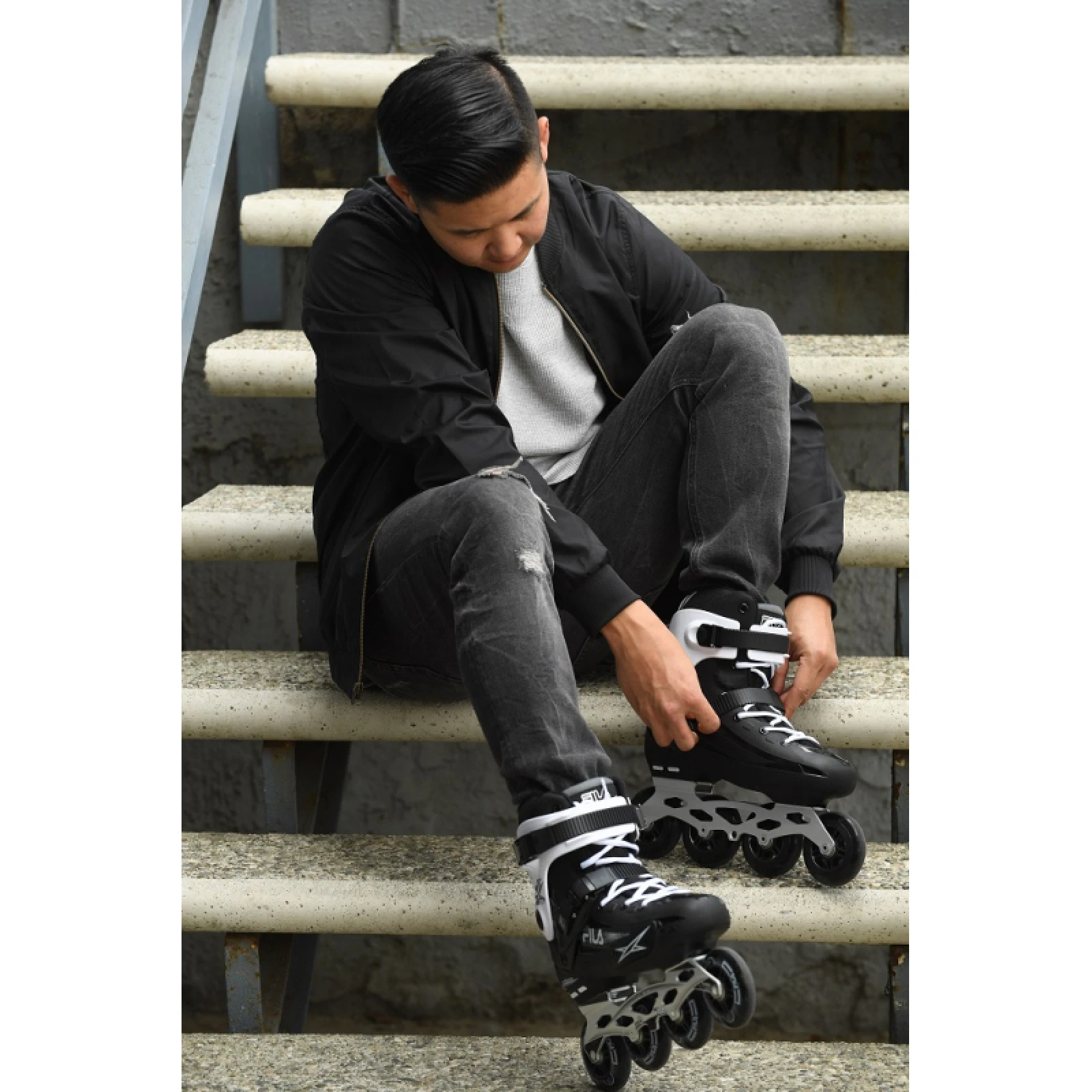 Görkorcsolyák FILA SKATES HOUDINI PRO BLACK WHITE · záber 5