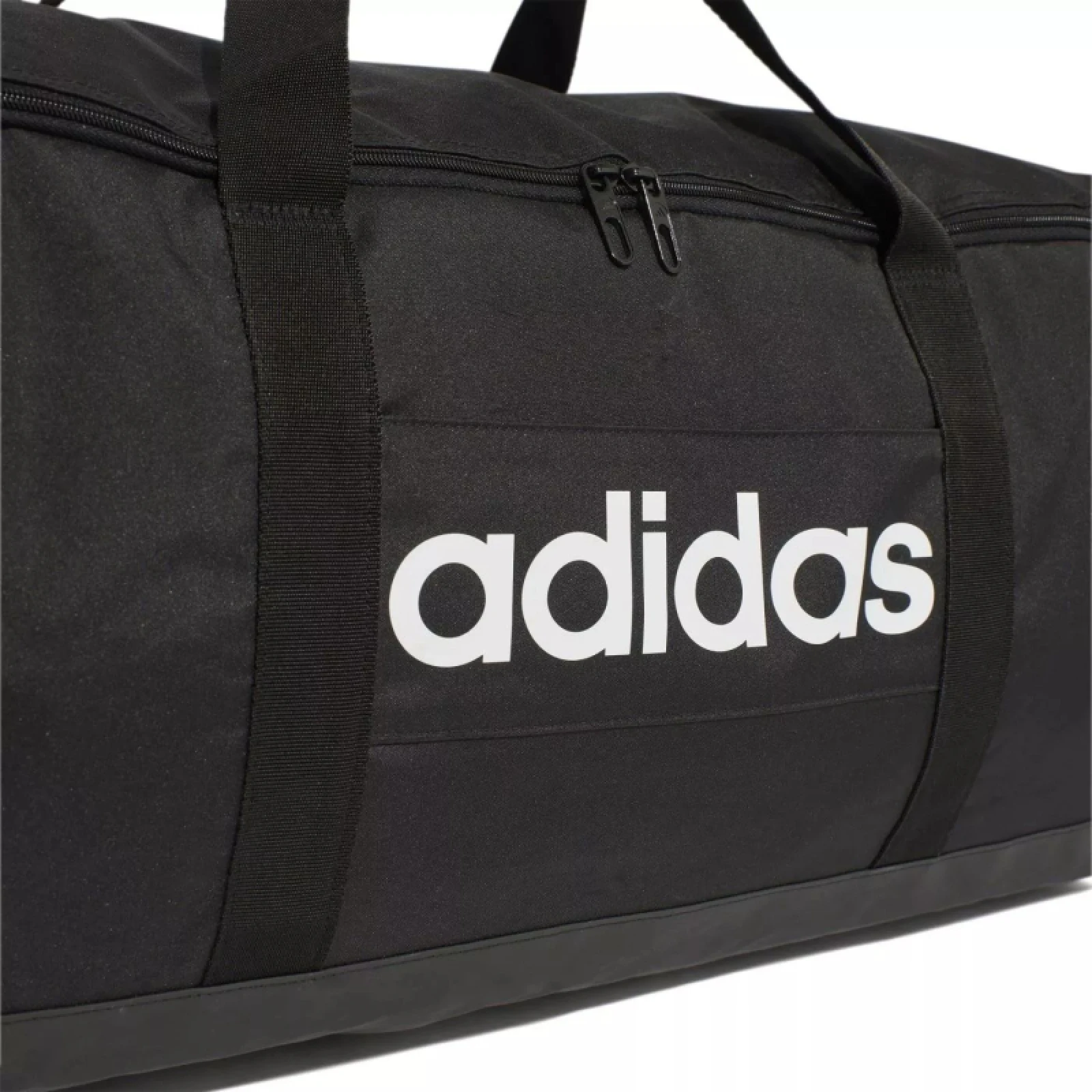 Utazótáska ADIDAS LINEAR DUFFEL L BLACK WHITE · záber 10
