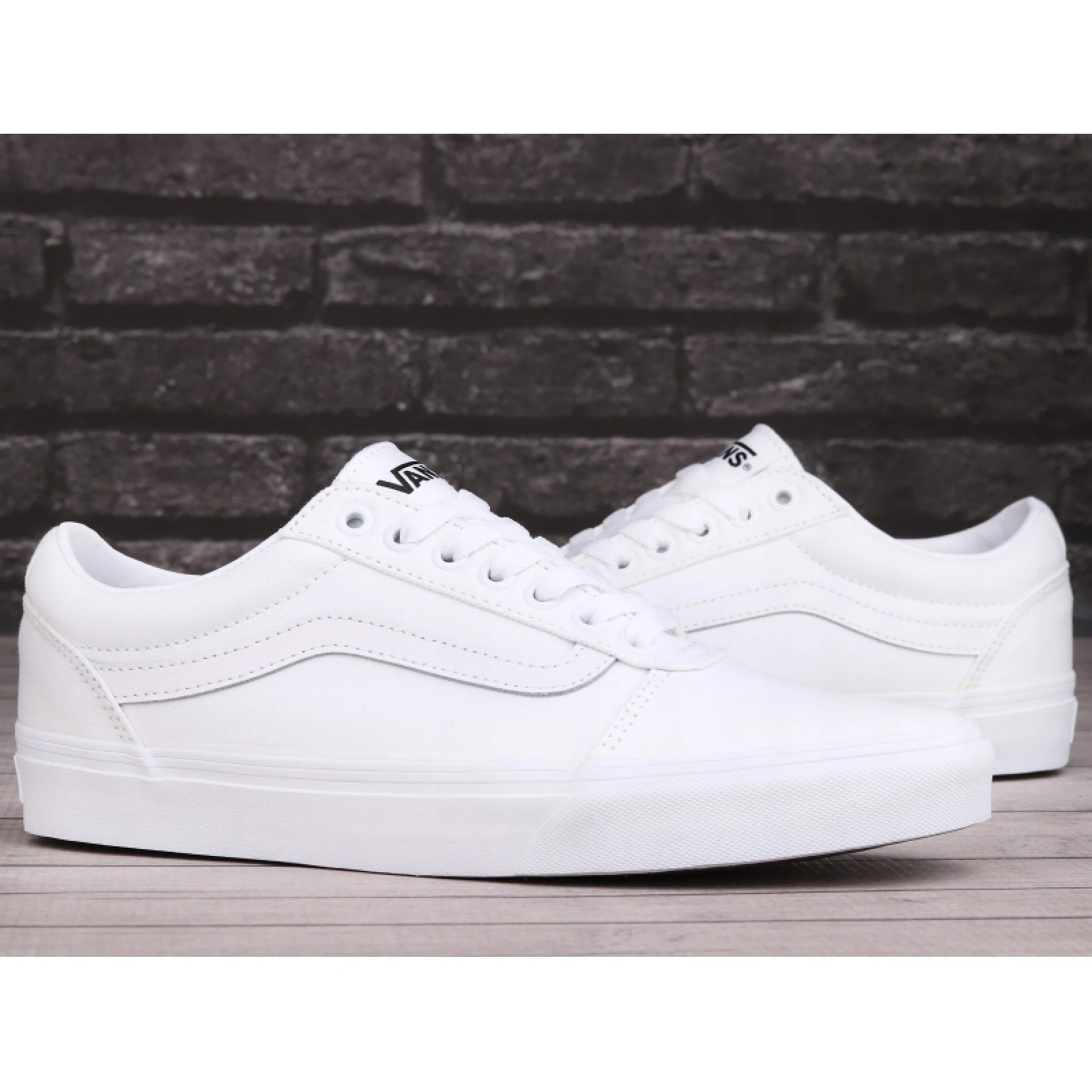 Férfi szabadidőcipő VANS MN Ward Canvas black black · záber 12