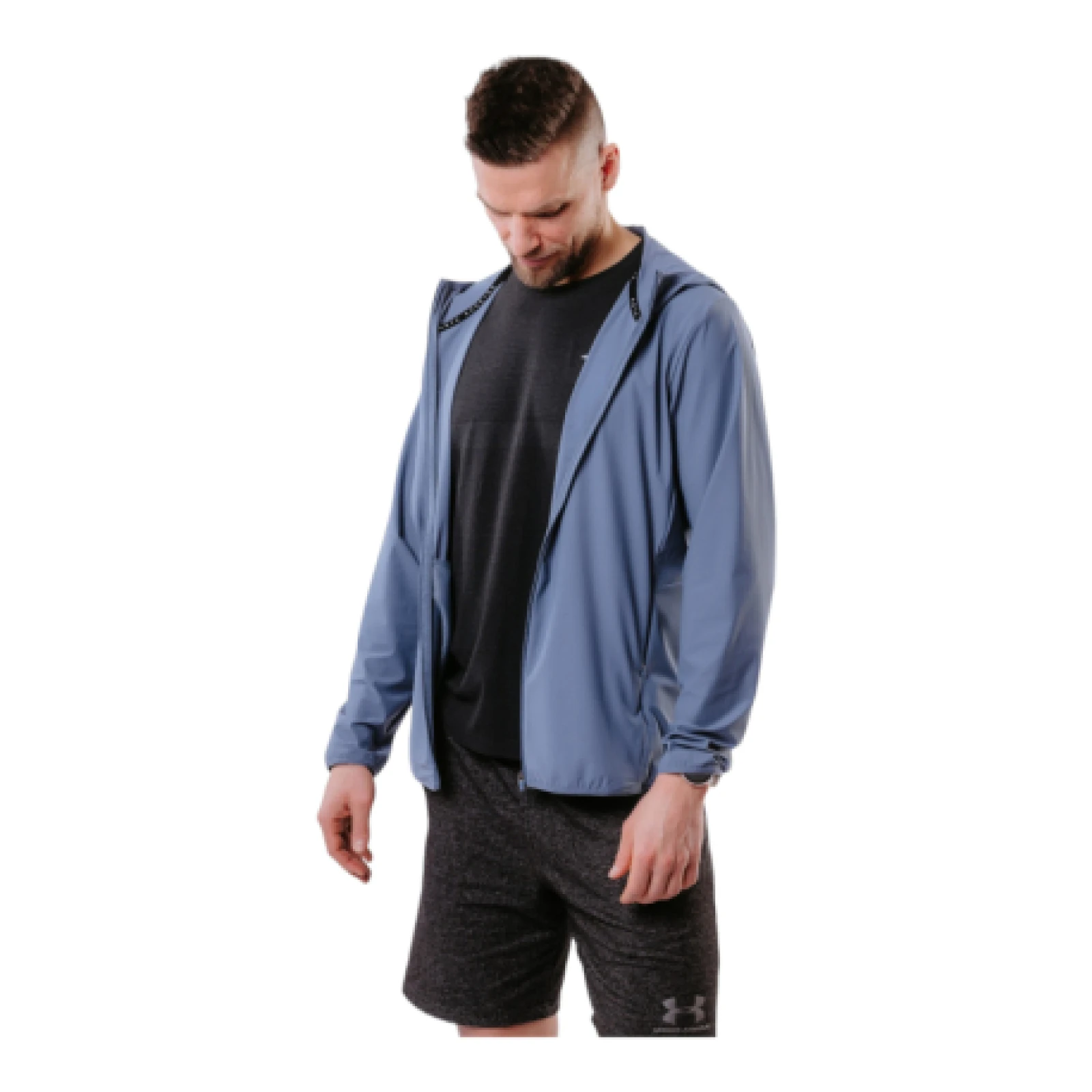 Férfi futódzseki ANTA Knit Track Top-MEN-852125701-4-Checkerboard Grey · záber 1