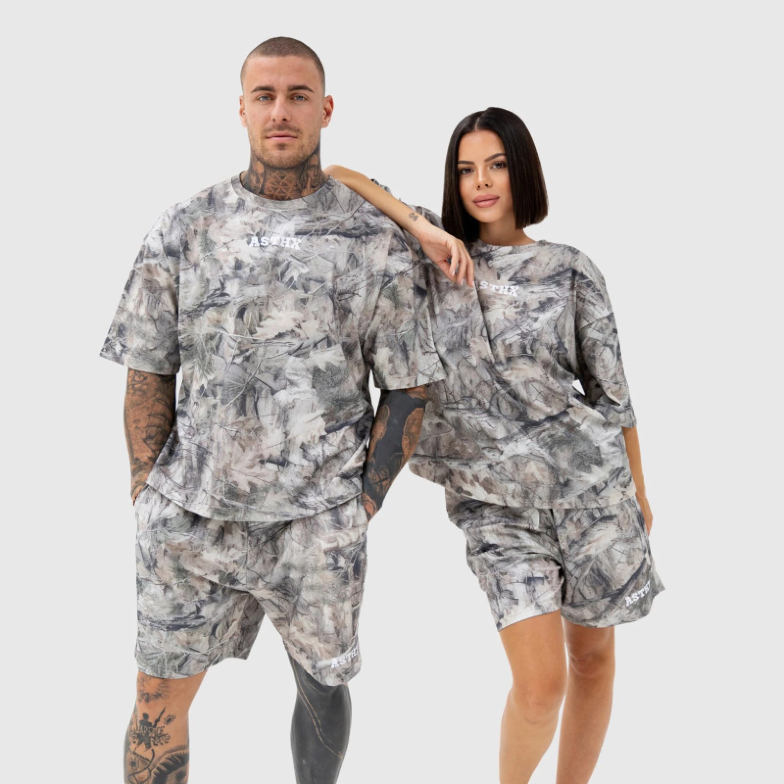 Férfi terepmintás szett Iron Aesthetics Camo tree, light · záber 2