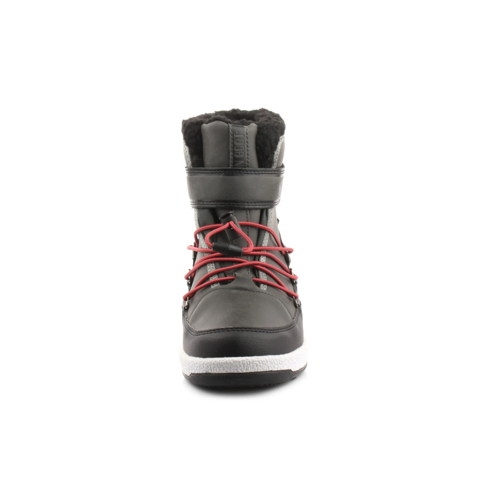 Fiú magas téli cipők MOON BOOT JR BOY BOOT, 002 black castlerock · záber 4