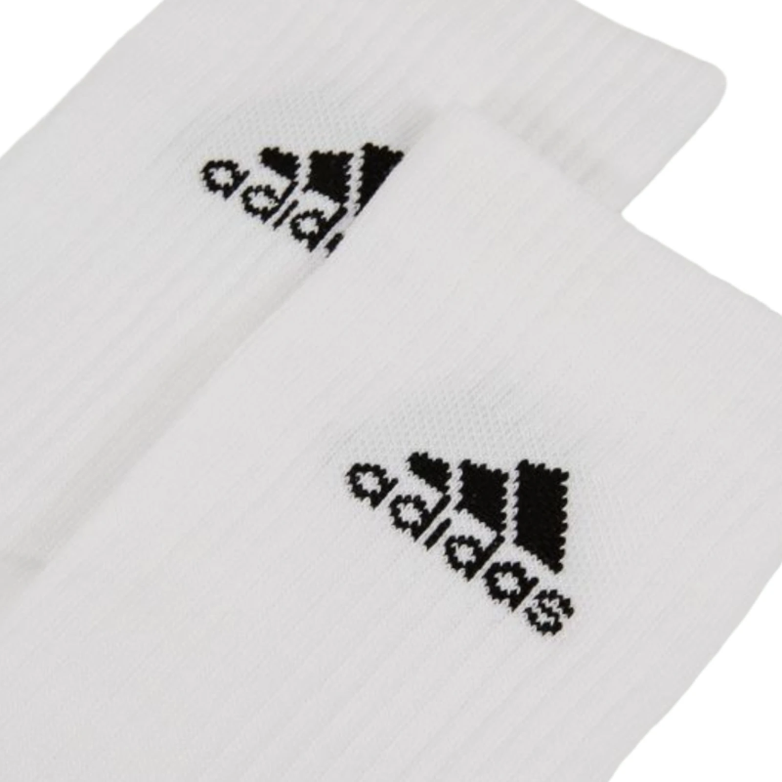 Zoknik ADIDAS 3 PACK - CUSH CRW 3PP-WHITE BLACK · záber 2
