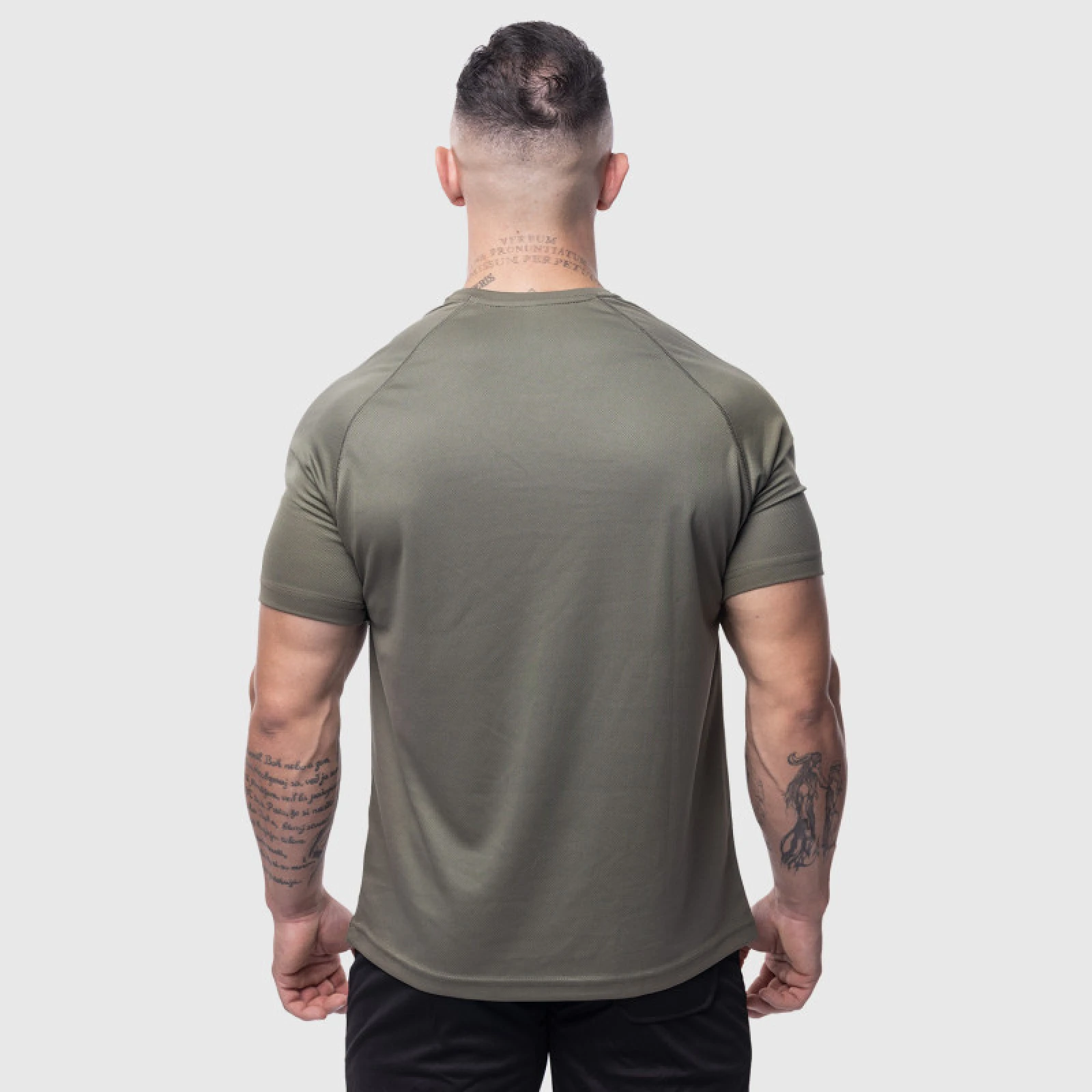Férfi sportpóló Iron Aesthetics Training, zöld · záber 5