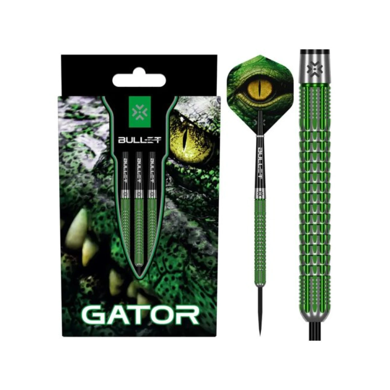 Darts szett Bullet Gator steel 24g 90% · záber 2