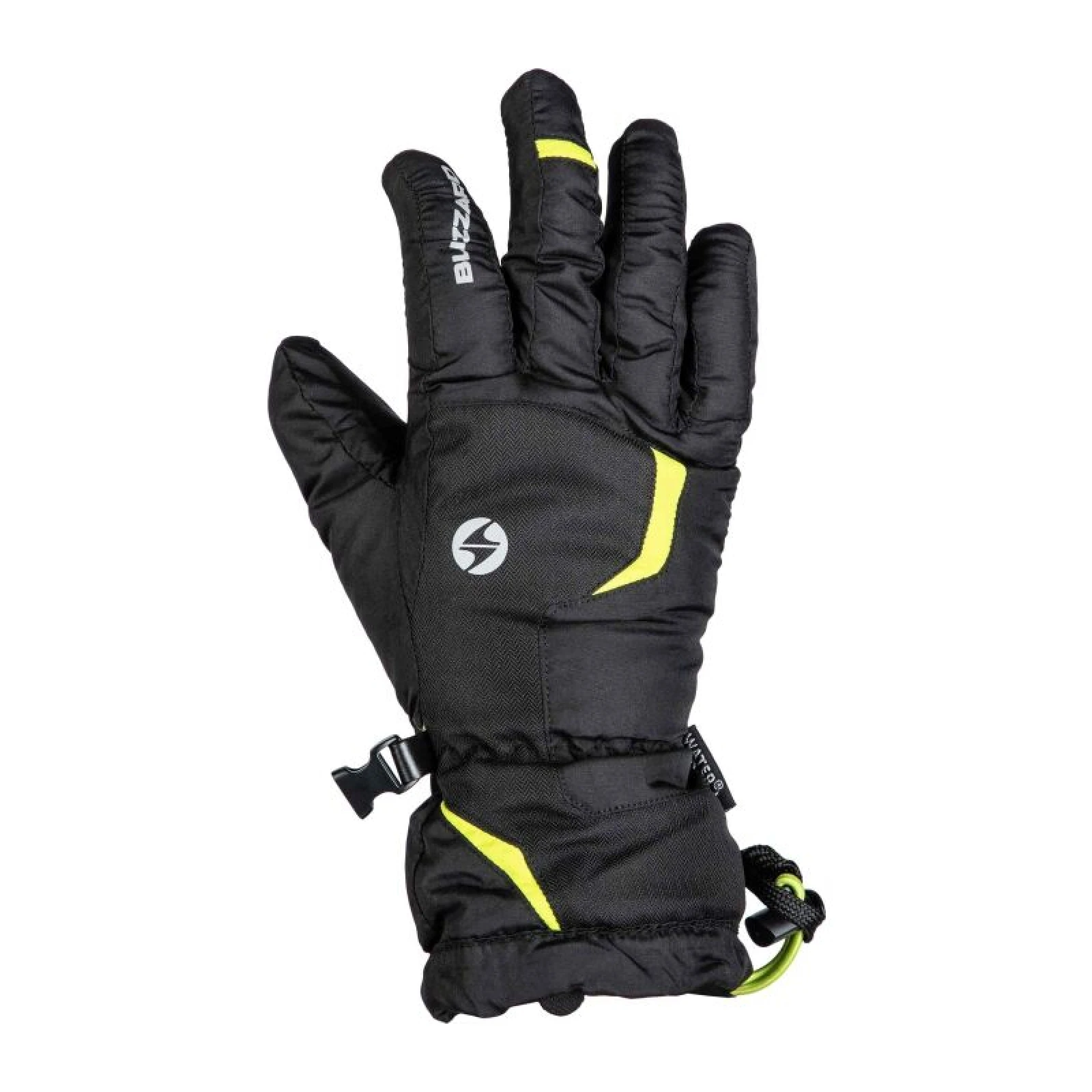 Junior síkes kesztyűk BLIZZARD Reflex junior ski gloves, black green - Pohlavie: Gyerek · záber 2