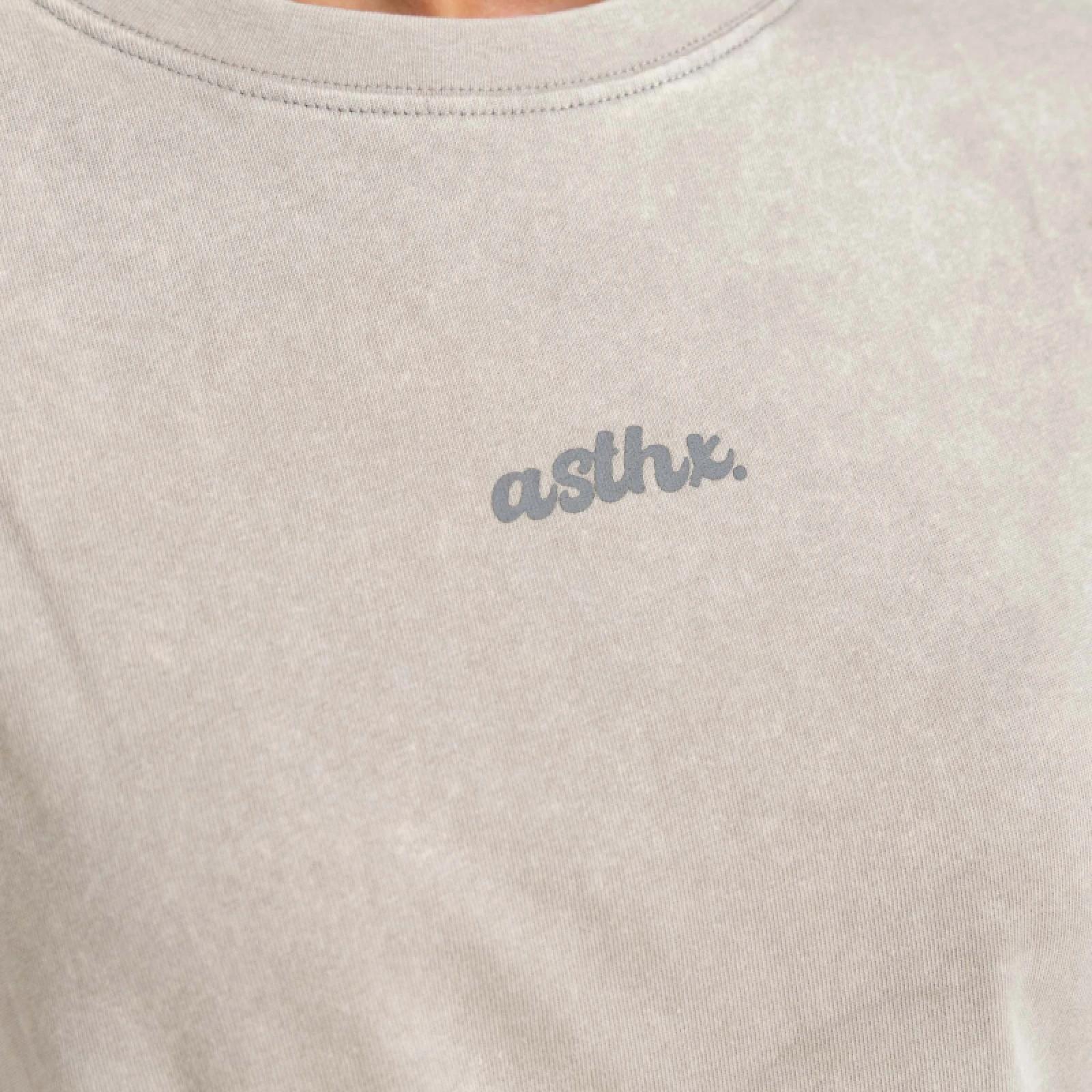 Női oversized póló Iron Aesthetics Fit club, washed grey · záber 10