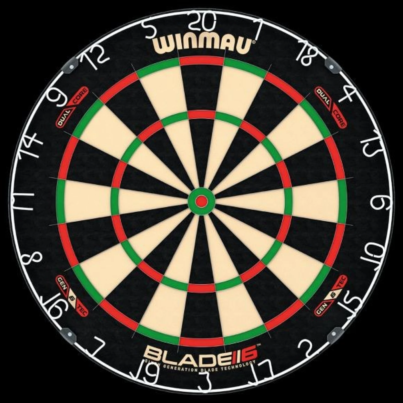 Winmau darts tábla, Blade 6 Dual Core, sisal · záber 1