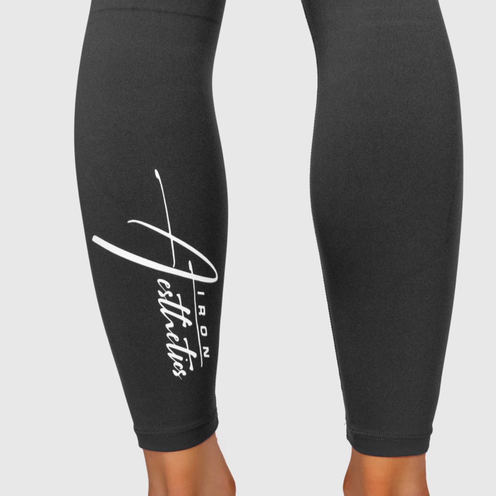 Magasderekú leggings Iron Aesthetics Adapt, szürke · záber 5