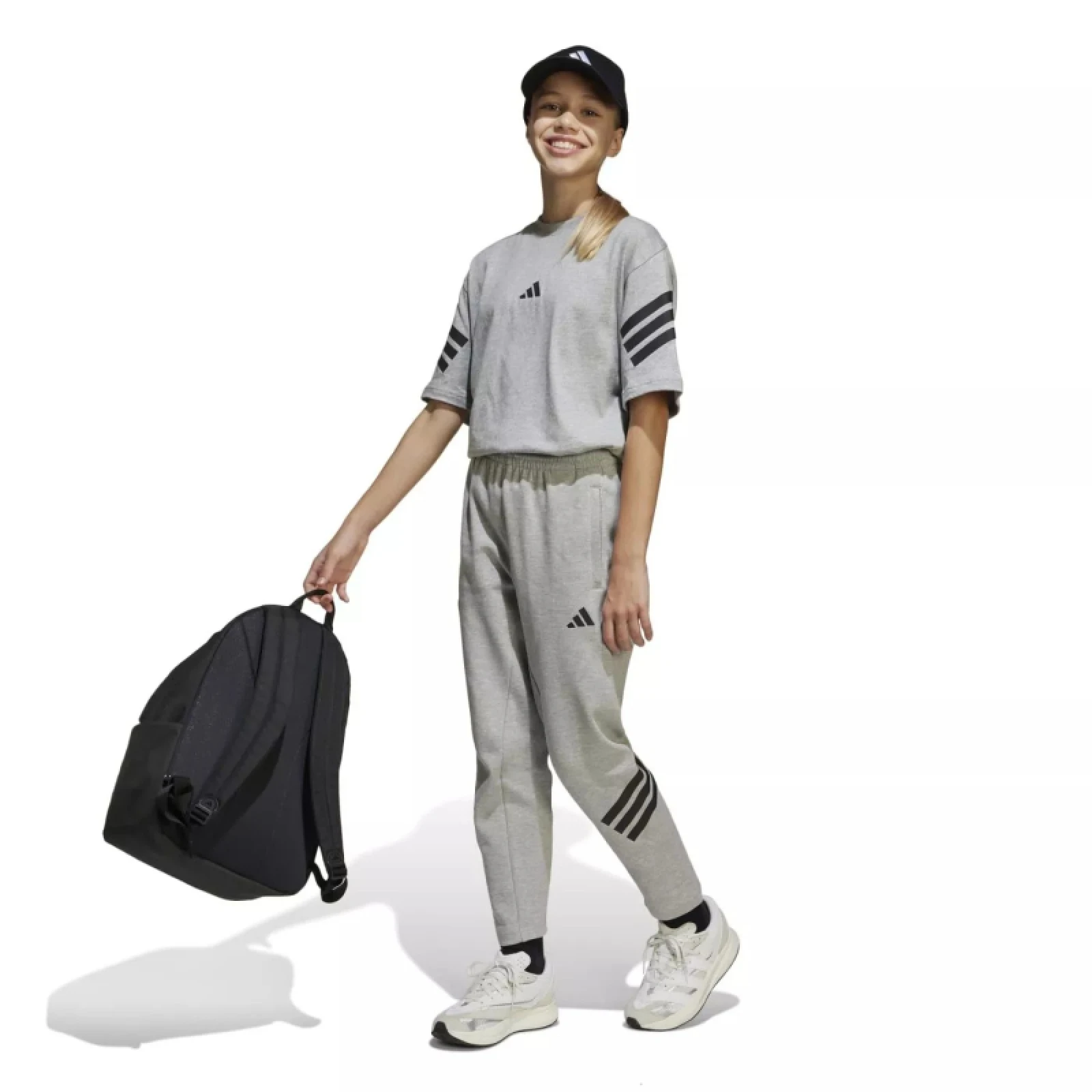 Sapka ADIDAS BB CAP COT NL WHITE BLACK · záber 9