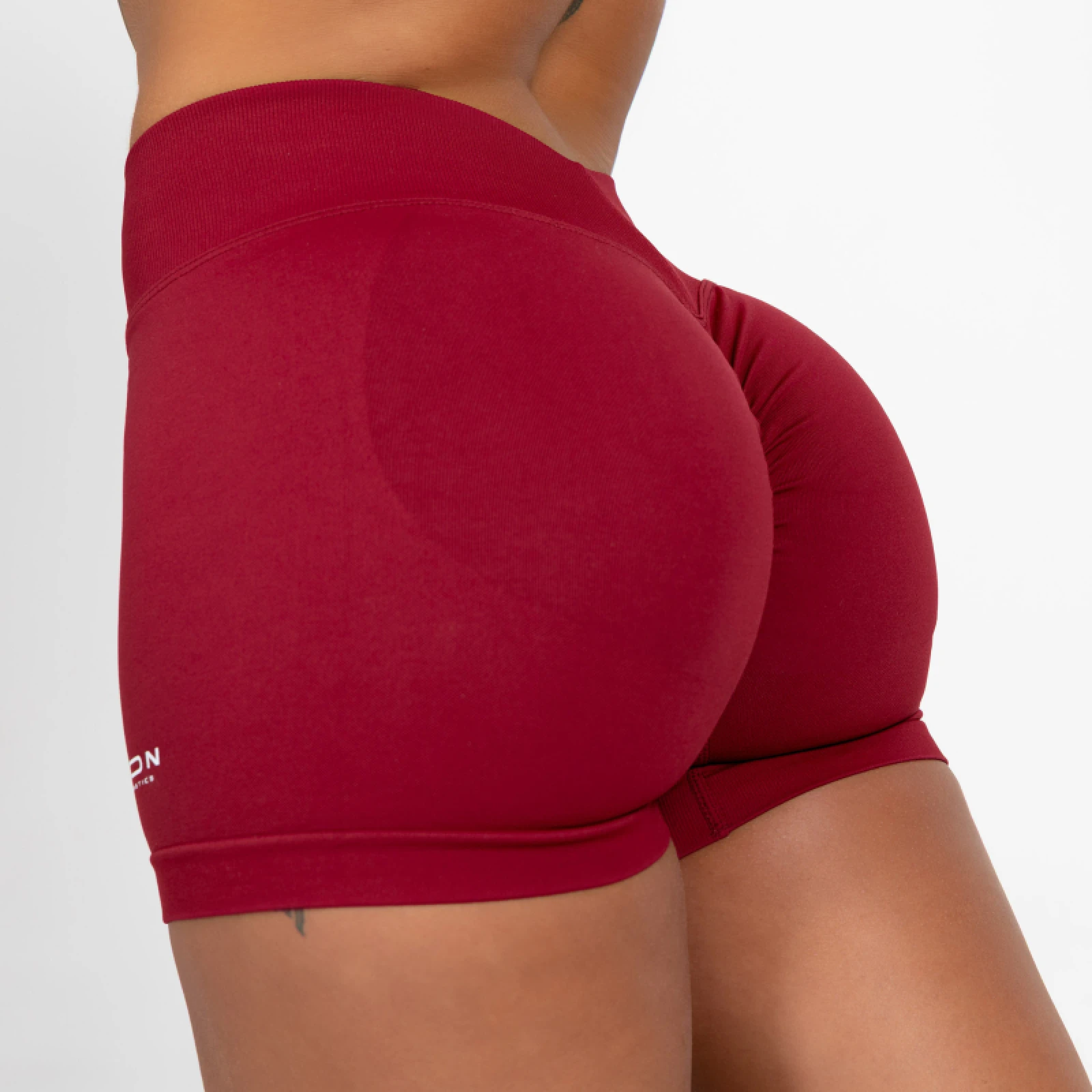 Sportos rövidnadrág Iron Aesthetics Shape, bordó · záber 2