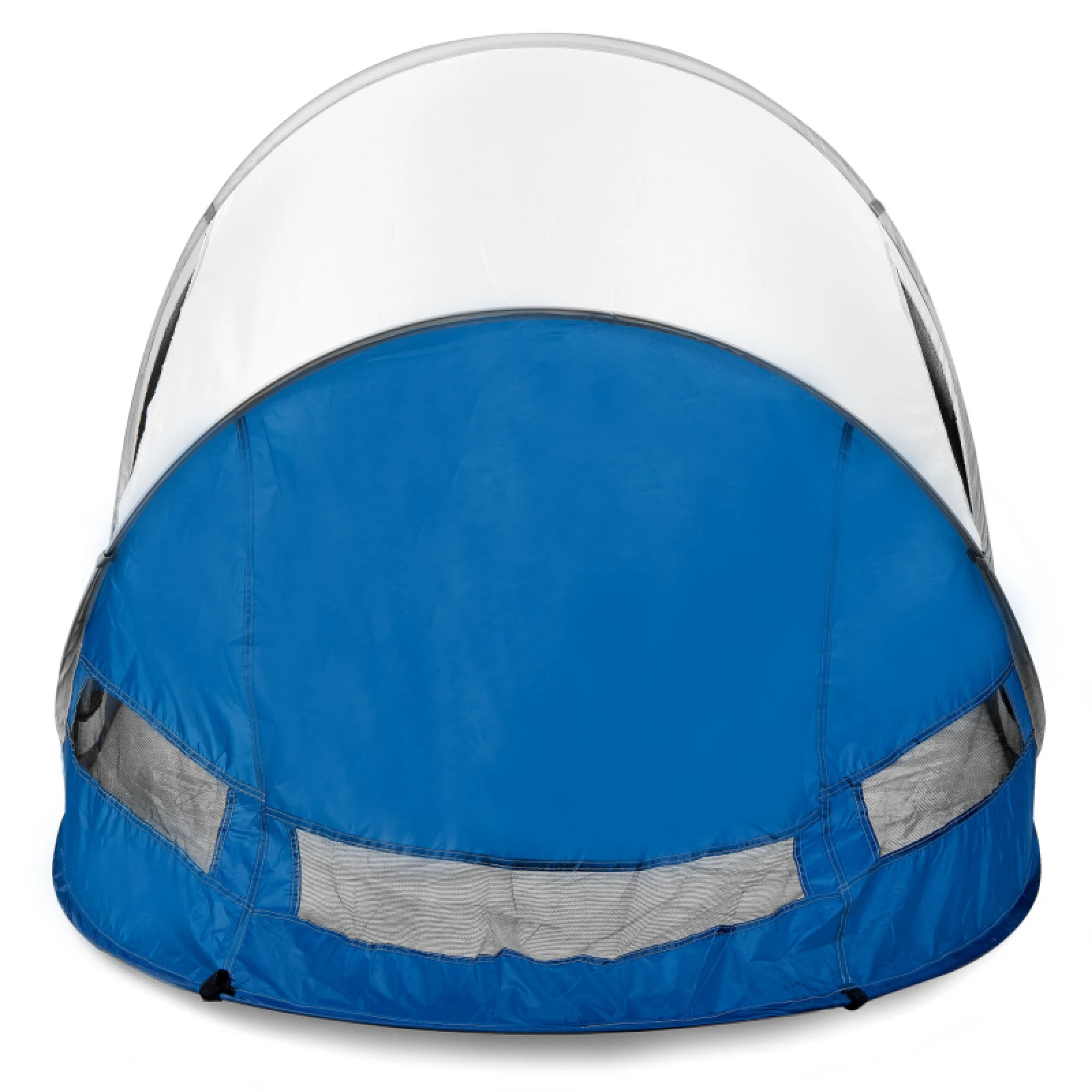 Strand sátor SPOKEY STRATUS Self-folding UV 40 190x120x90 - white-blue · záber 3