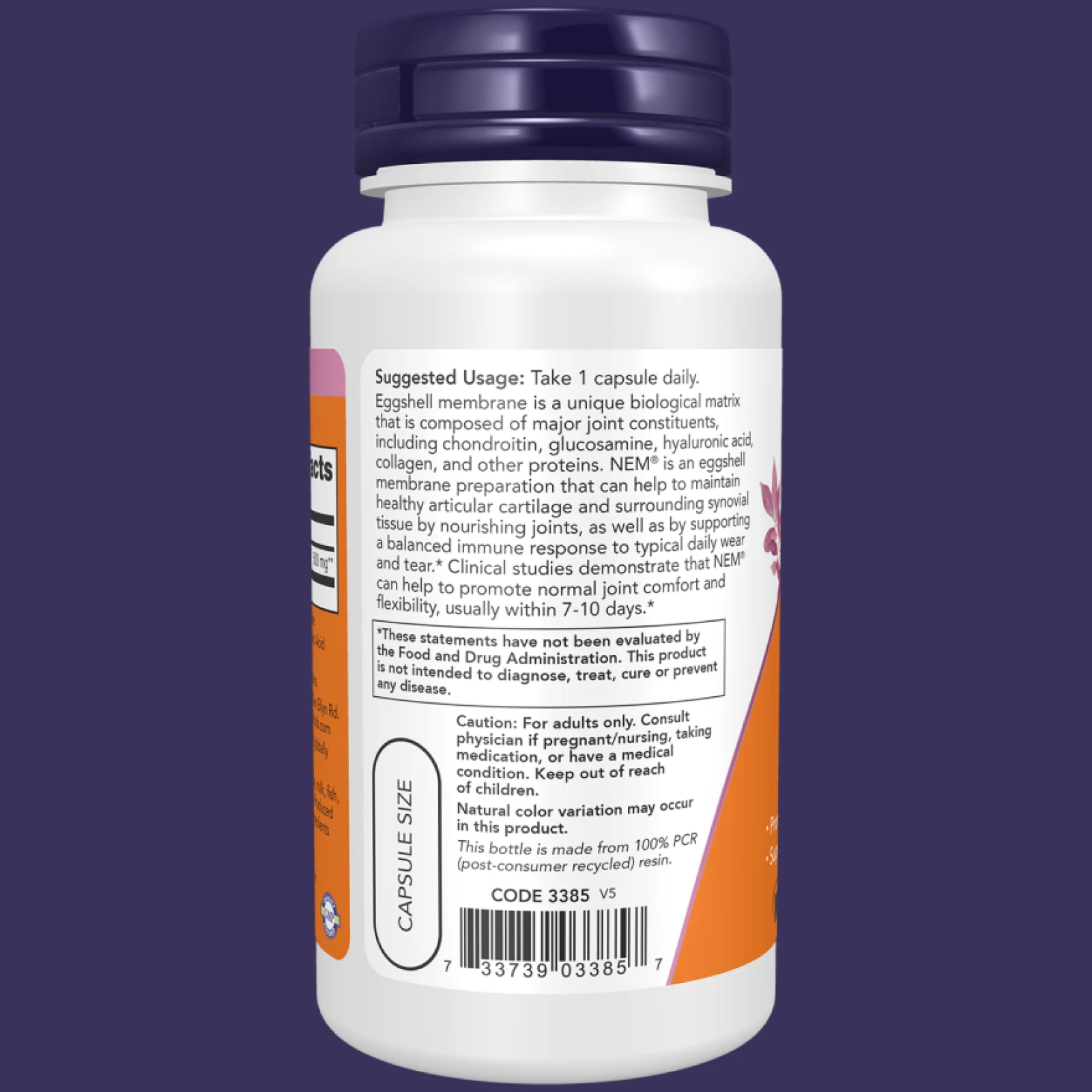 Eggshell Membrane 500 mg 60 Veg Capsules · záber 2