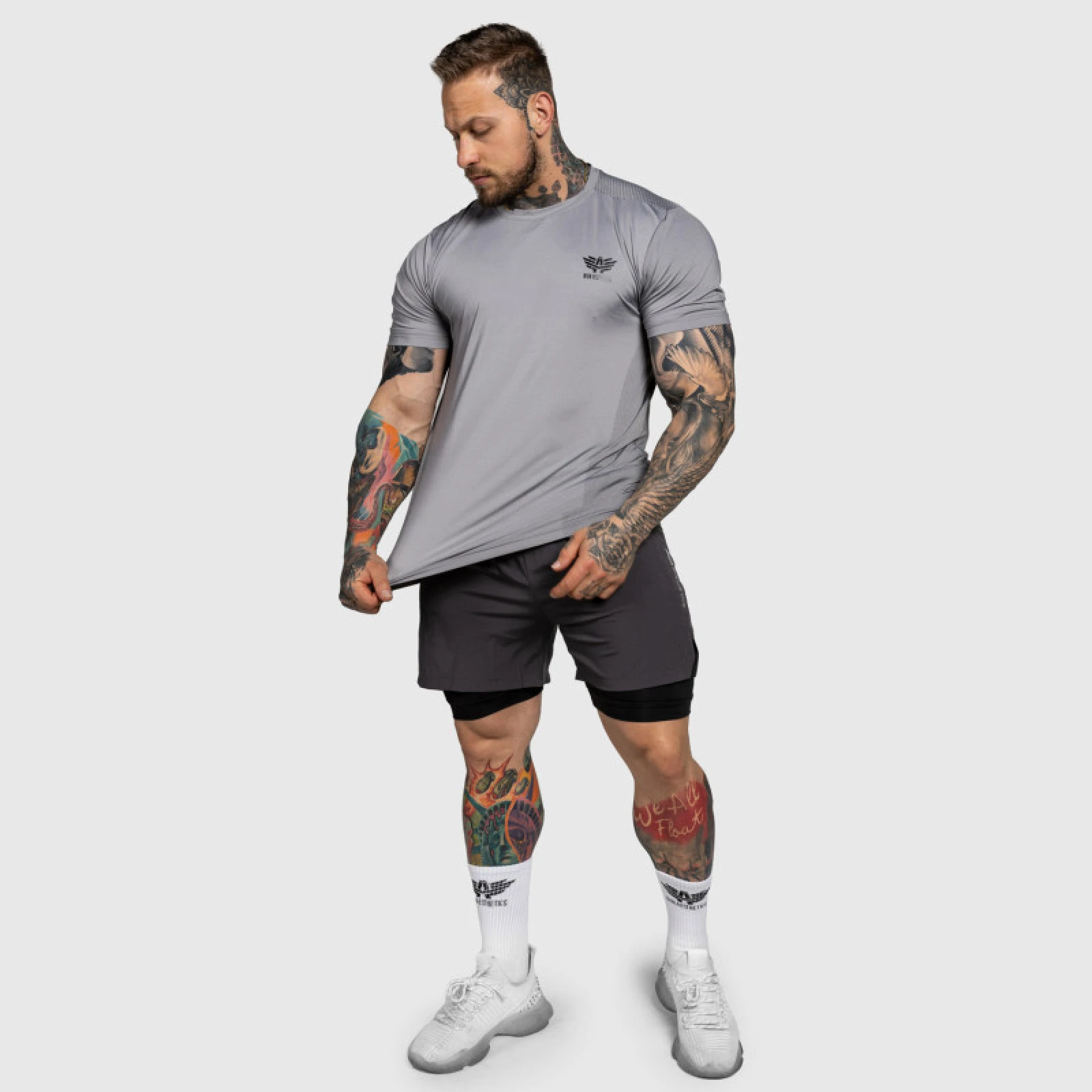 Edzőpóló Iron Aesthetics Victory, szürke · záber 5