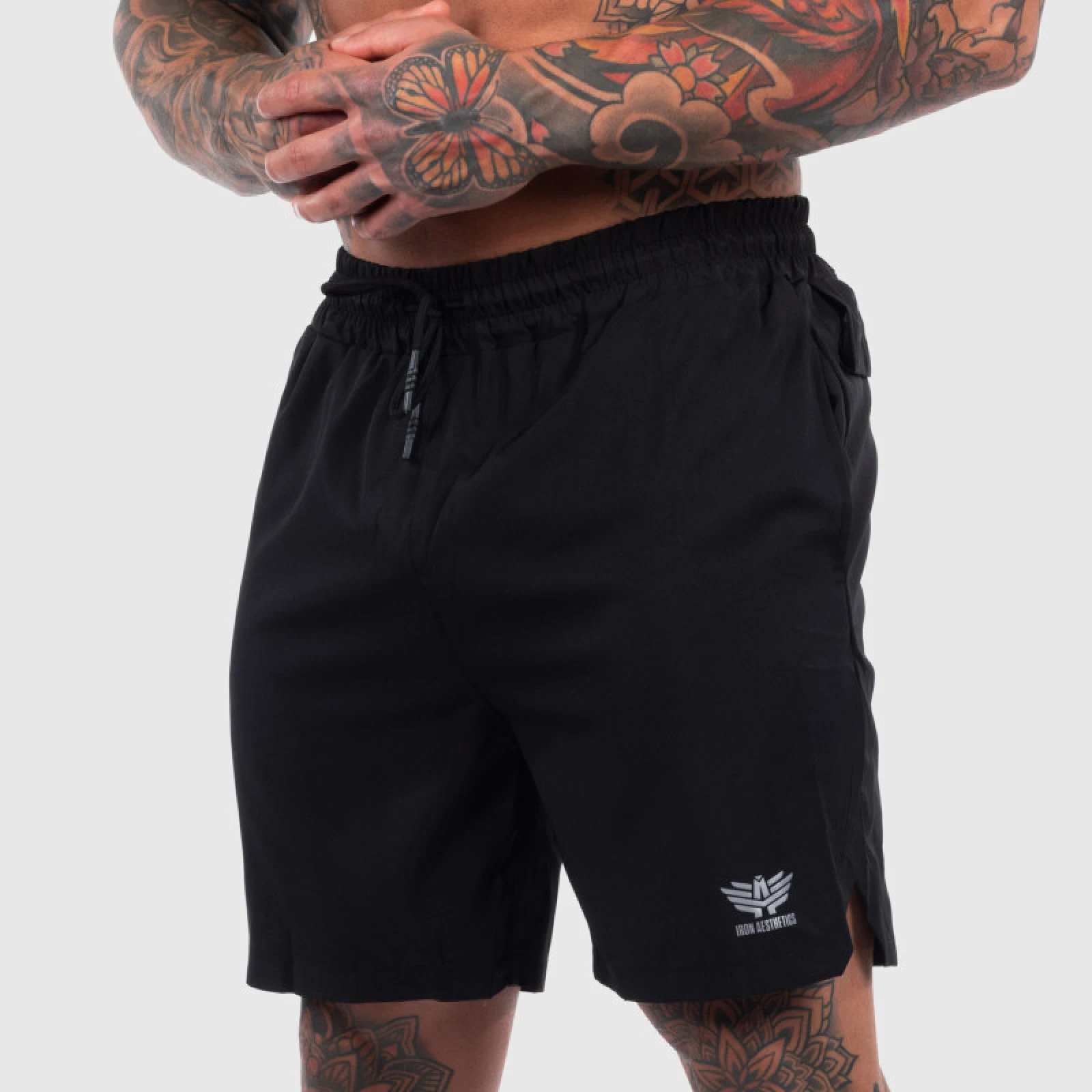 Sportos short Iron Aesthetics Flashlight, fekete · záber 1