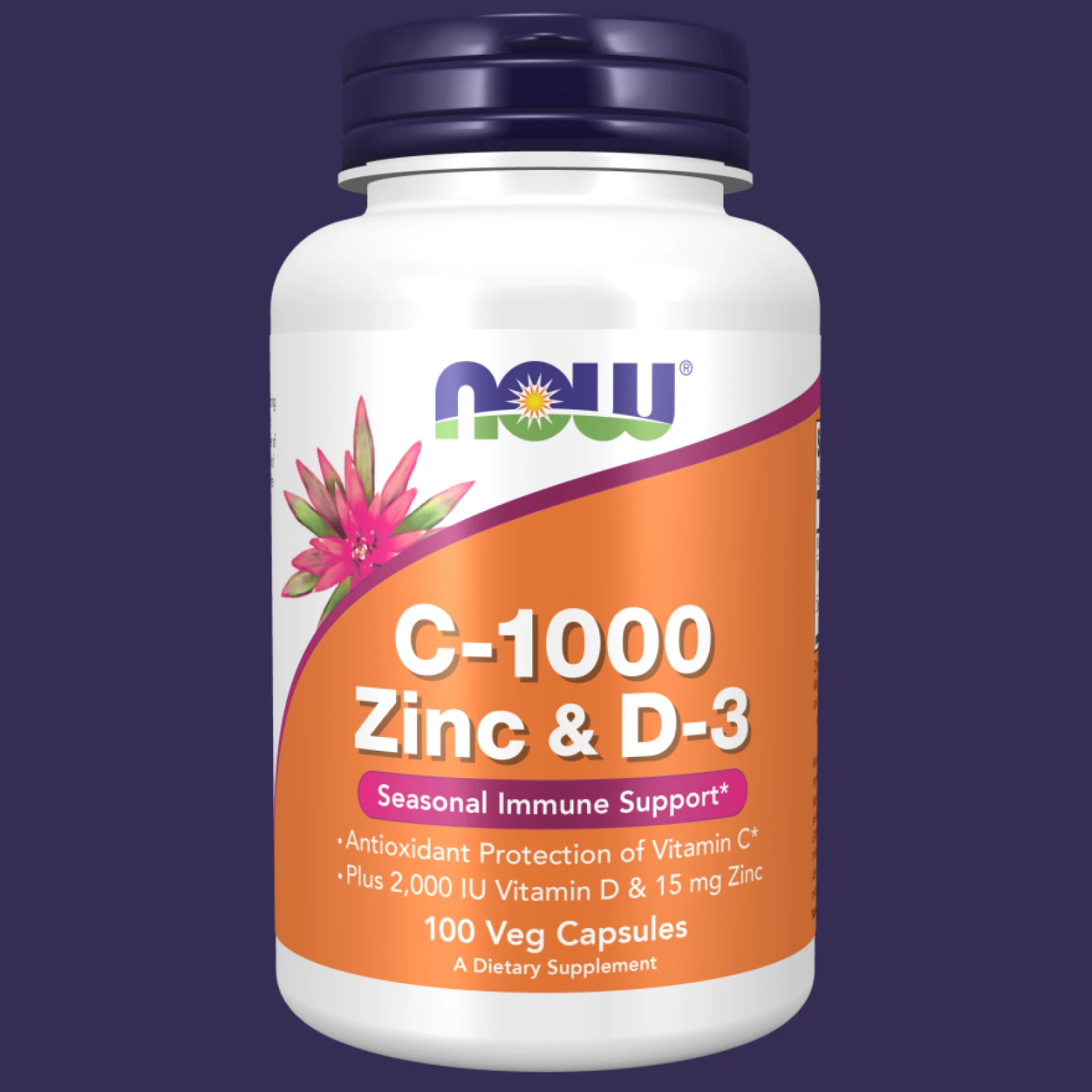 C-1000 Zinc & D-3 100 Veg Capsules · záber 1