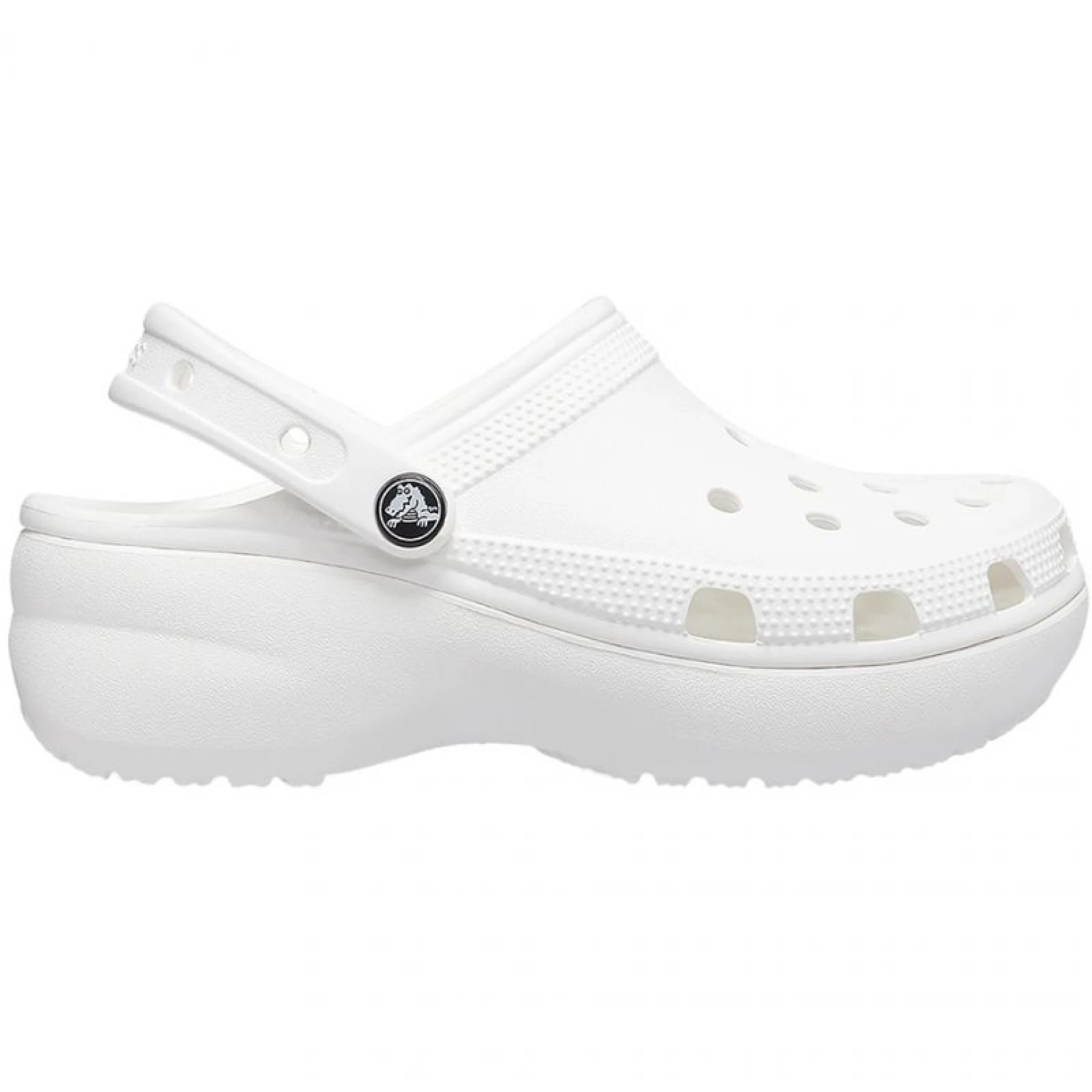 Női krokszi (szabadidő lábbeli) CROCS Classic Platform Clog W white · záber 2