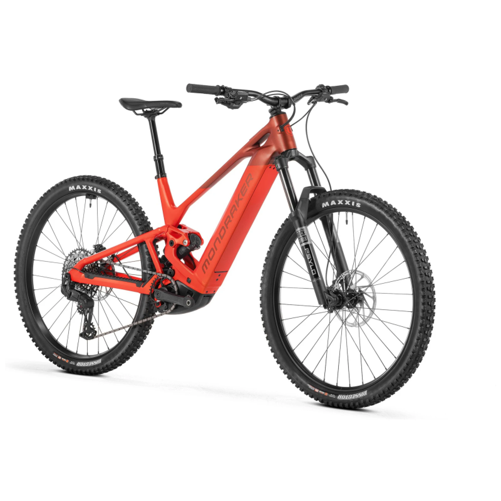 Túra elektromos kerékpár MONDRAKER Scree S 800, flame red · záber 2
