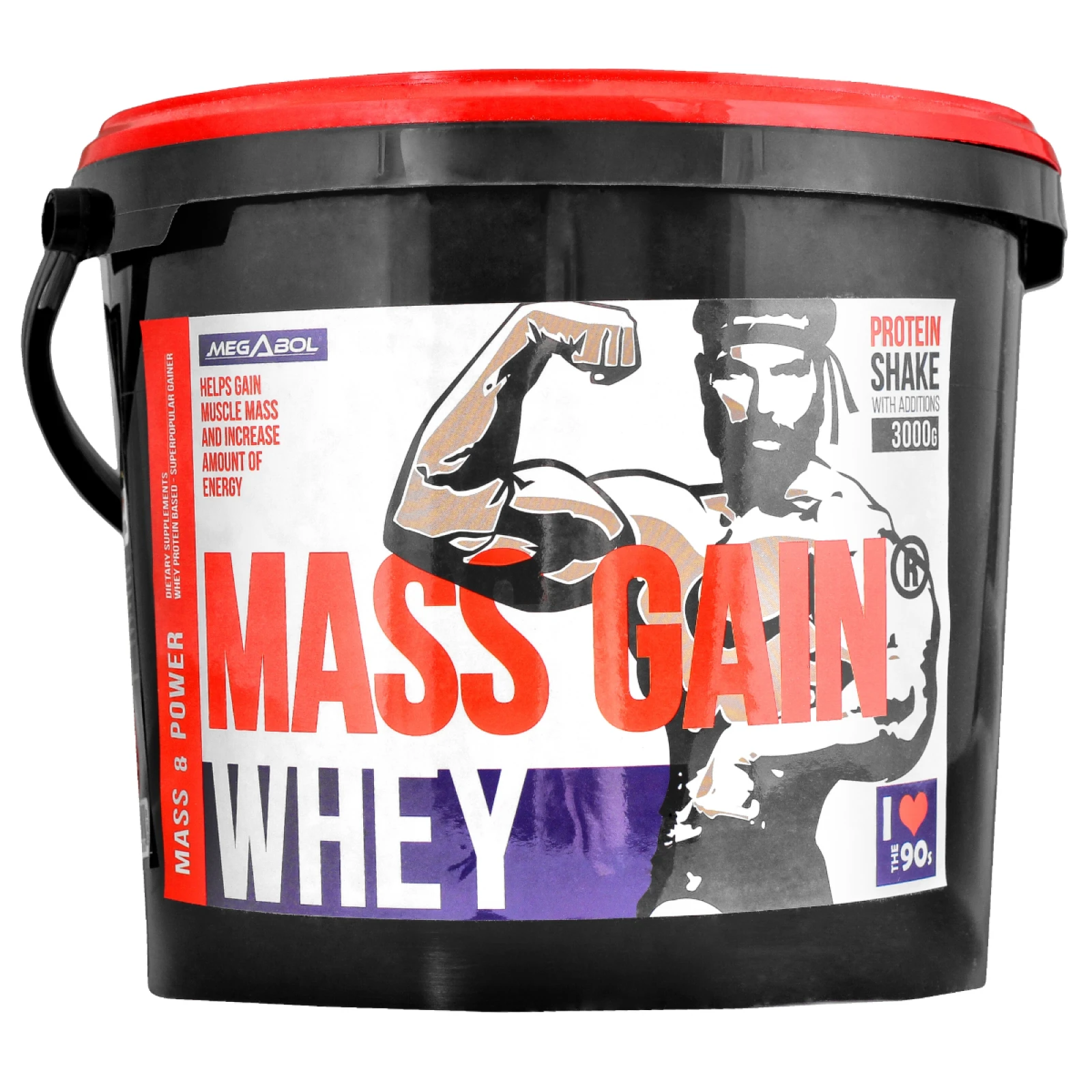 Megabol Whey Mass Gain - Íz: Karamell | Vek: Felnőtt | Tömeg: 3 g | Csomag: 2 · záber 1