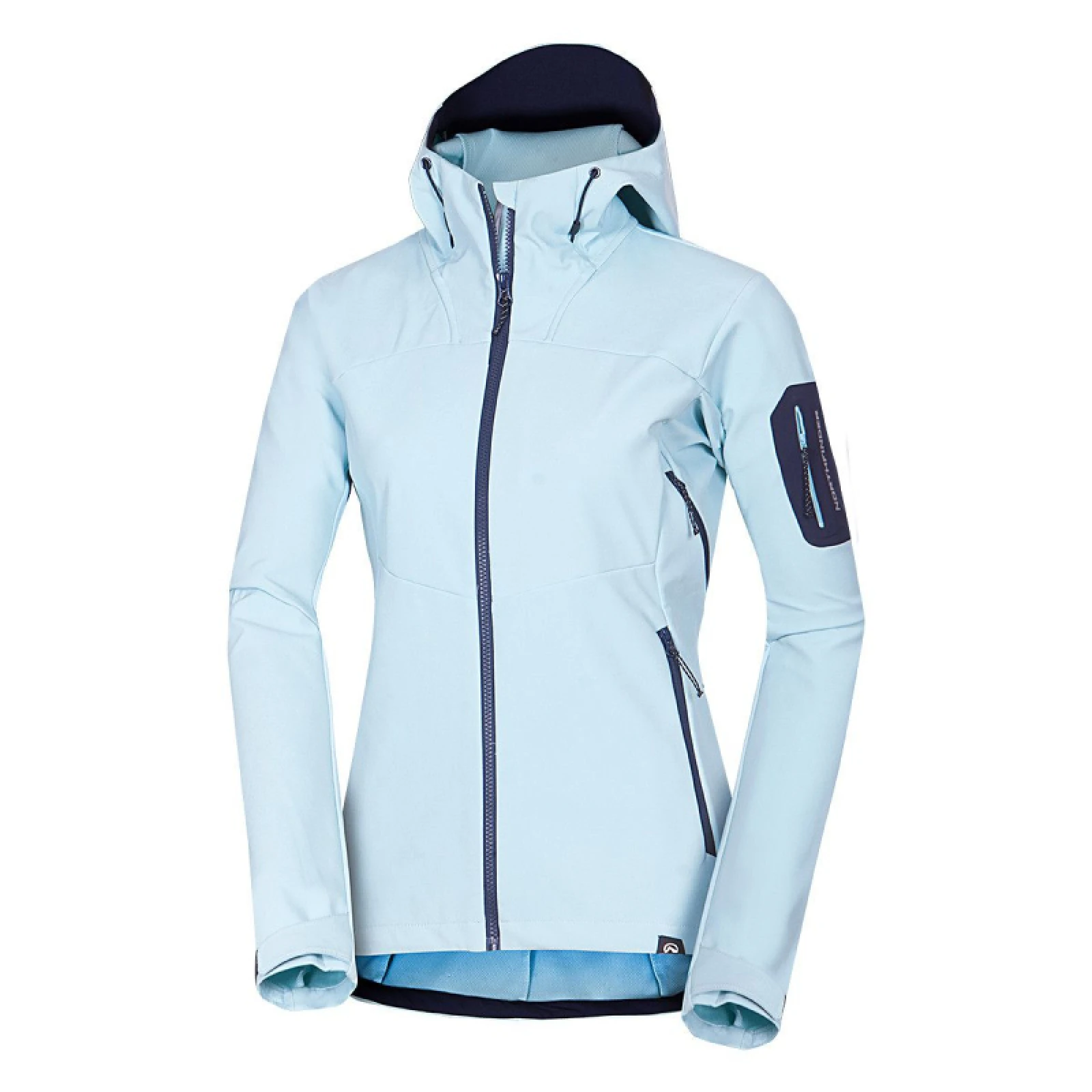 Női túrázó Softshell dzseki NORTHFINDER ANGIE-368skyblue · záber 4