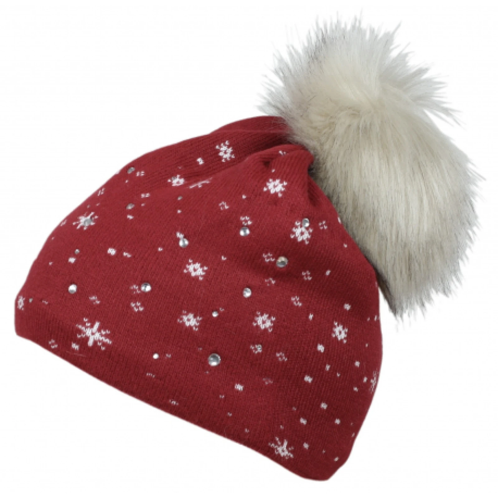 Női téli sapka BLIZZARD Crystal, red · záber 1