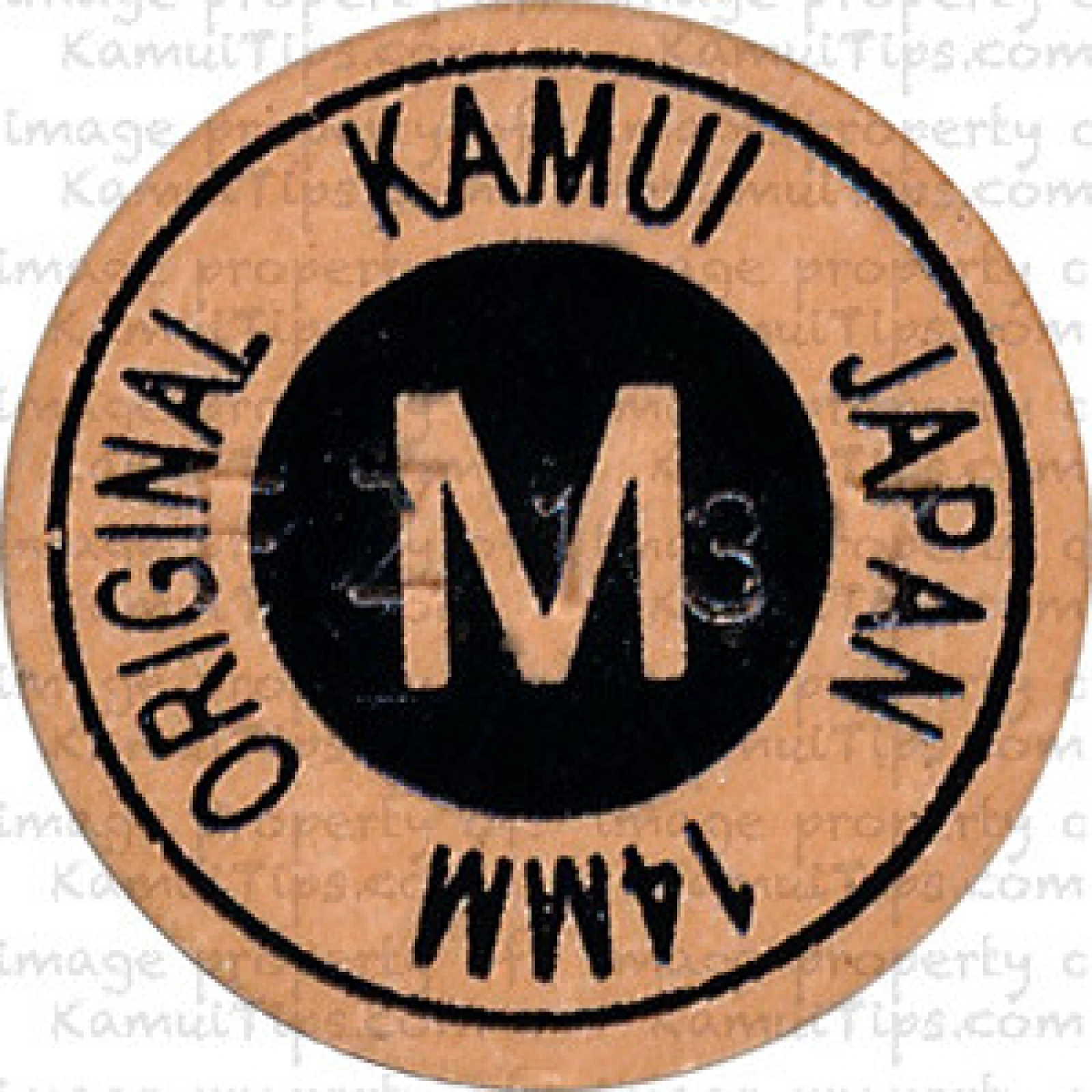 Dákóbõr ragasztható, KAMUI Medium 14mm vagy 13mm barna · záber 1