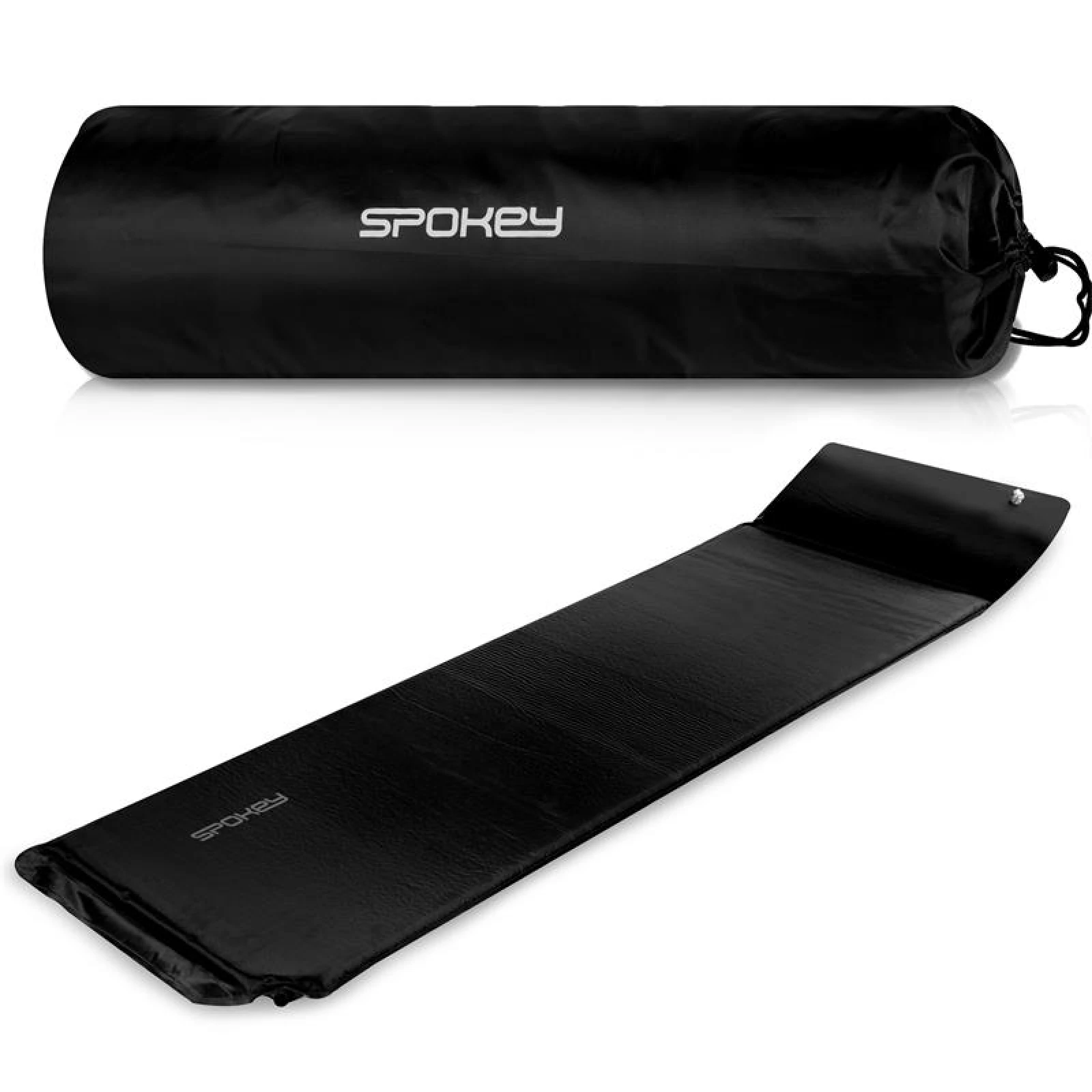 Önfelfújható matrac SPOKEY SAVORY PILLOW Self-inflating sleeping mat s polštářkem, 186 x 50 x 2,5 cm, R-Value 3.6, black · záber 3