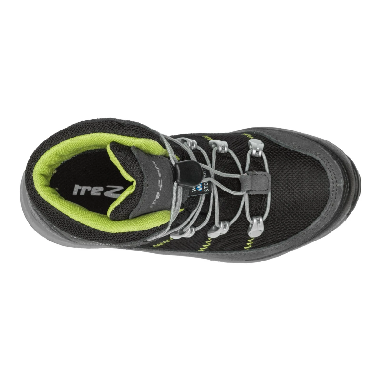 Gyerek magas túracipő TREZETA Twister Wp Kid, Black Grey · záber 3