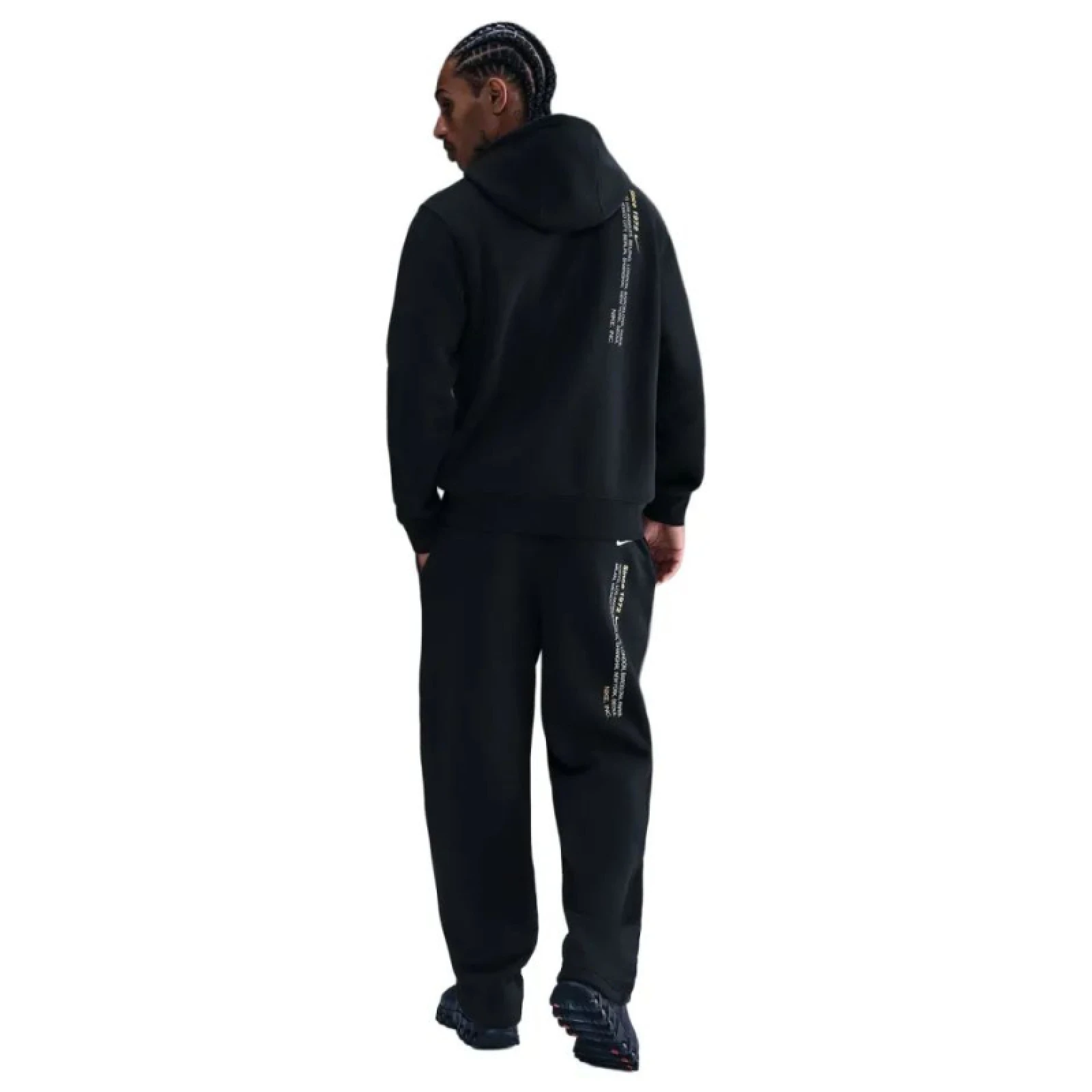 Férfi kapucnis pulóver NIKE M NK CLUB BB PO HDY SWSH SPORT BLACK METALLIC GOLD · záber 5