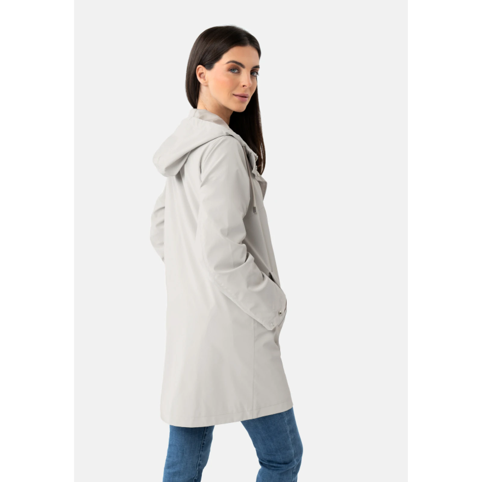 Női kabát VOLCANO J-GARDENIA-CREAM · záber 3