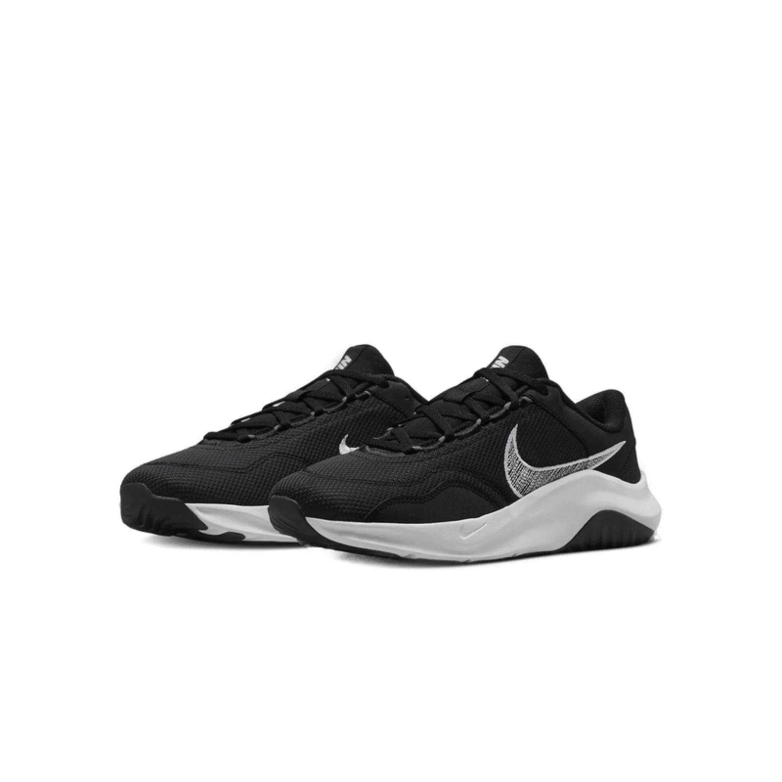 Férfi sportcipők (edzőcipők) NIKE Legend Essential 3 NN black iron grey white · záber 3