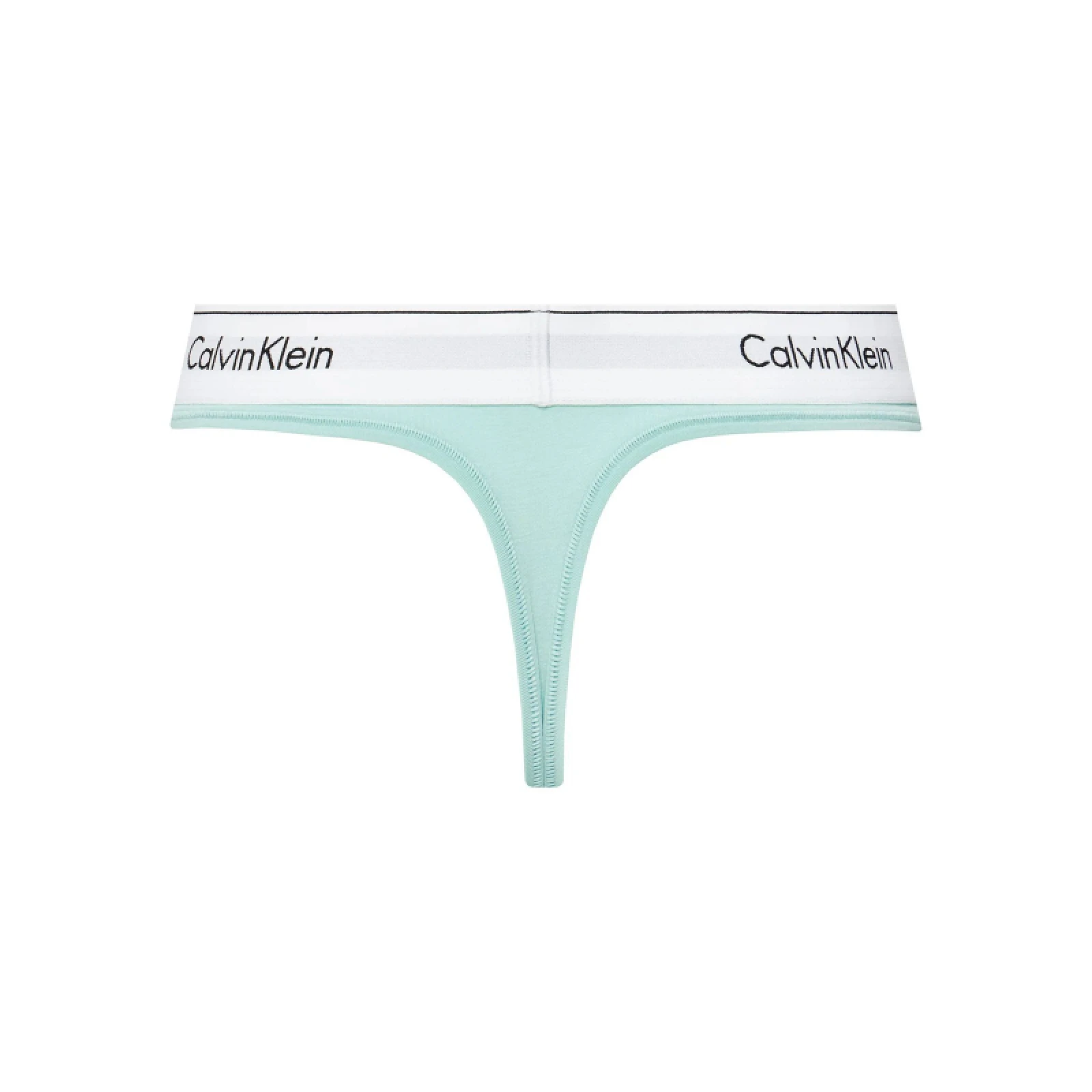 Női alsóneműk CALVIN KLEIN THONG-Beau Blue · záber 2