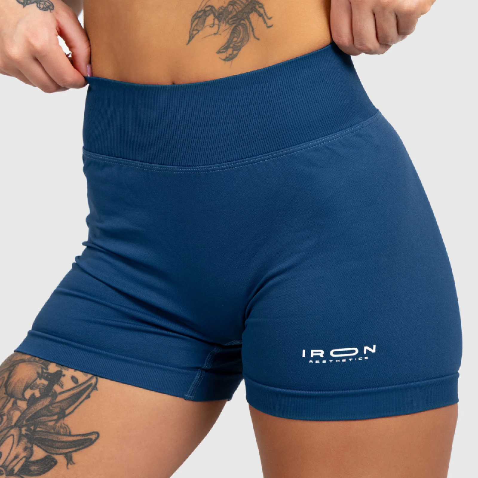 Sportos rövidnadrág Iron Aesthetics Shape, midnight kék · záber 3