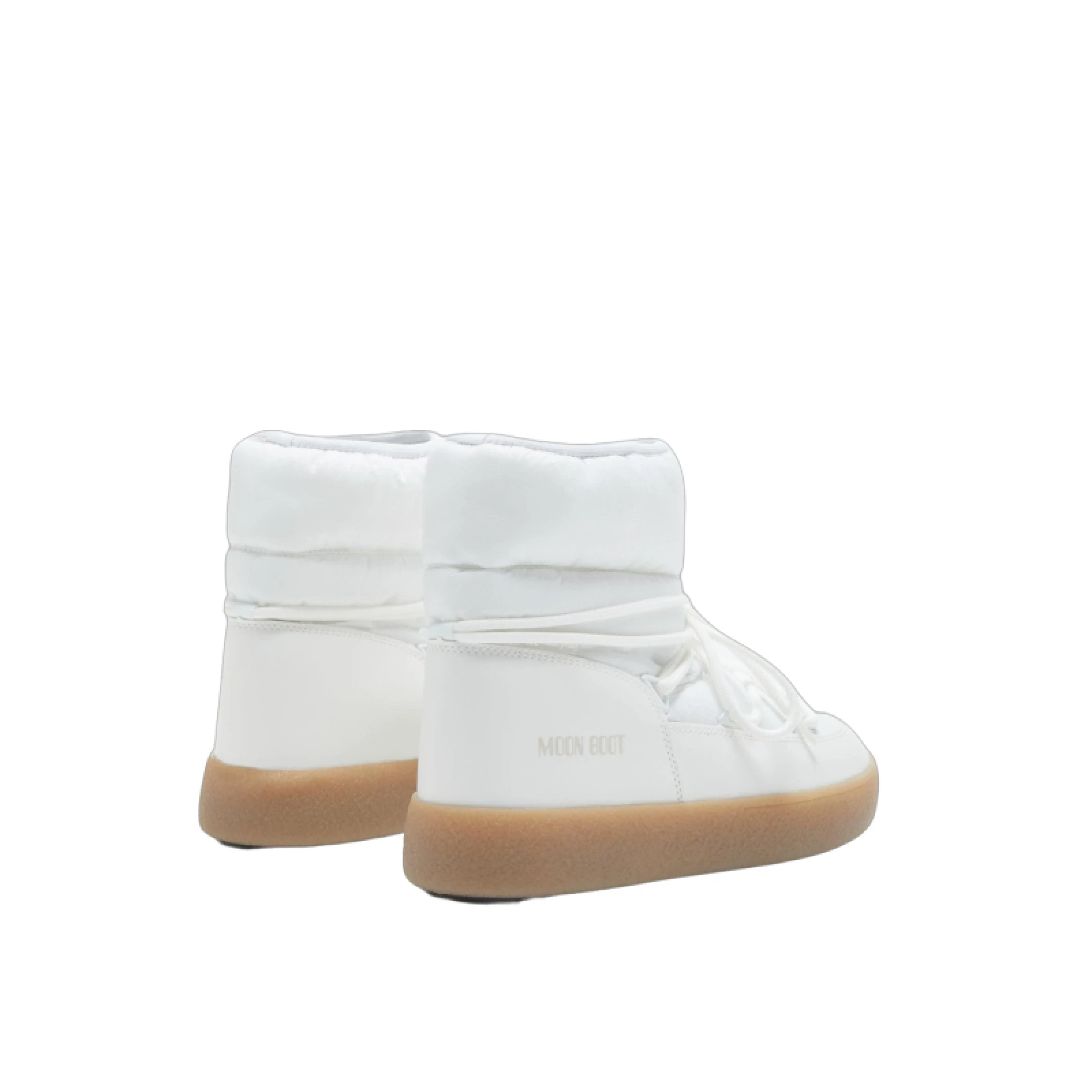 Női bokacsizmák télen MOON BOOT LTRACK LOW NYLON WP, 002 white · záber 3