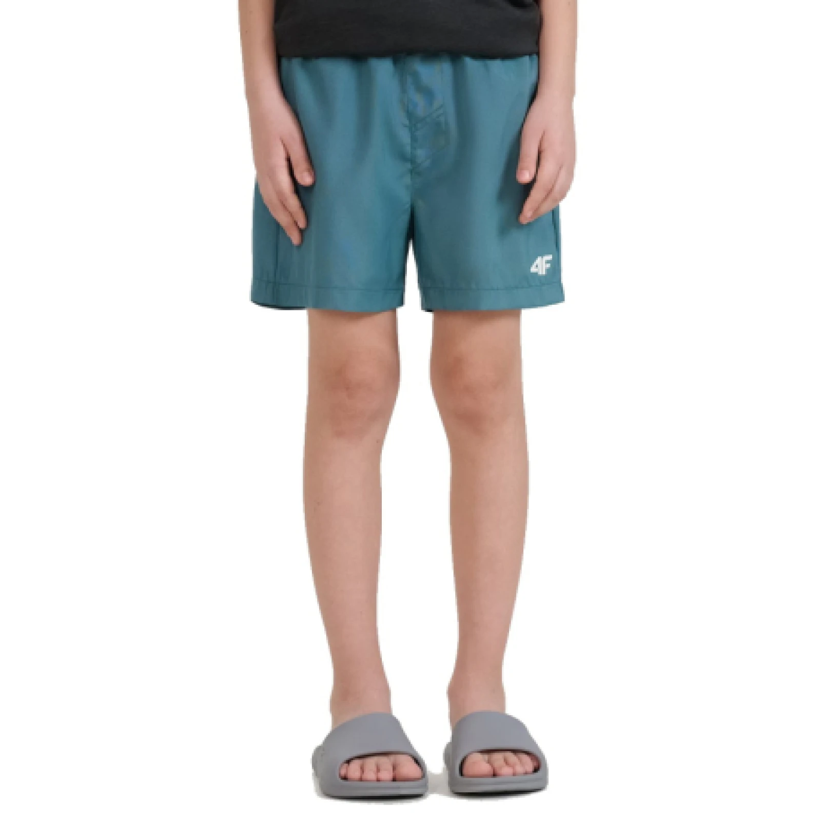 Fiú úszónadrágok 4F JUNIOR BOARD SHORTS TEAL - Pohlavie: Gyerek · záber 1