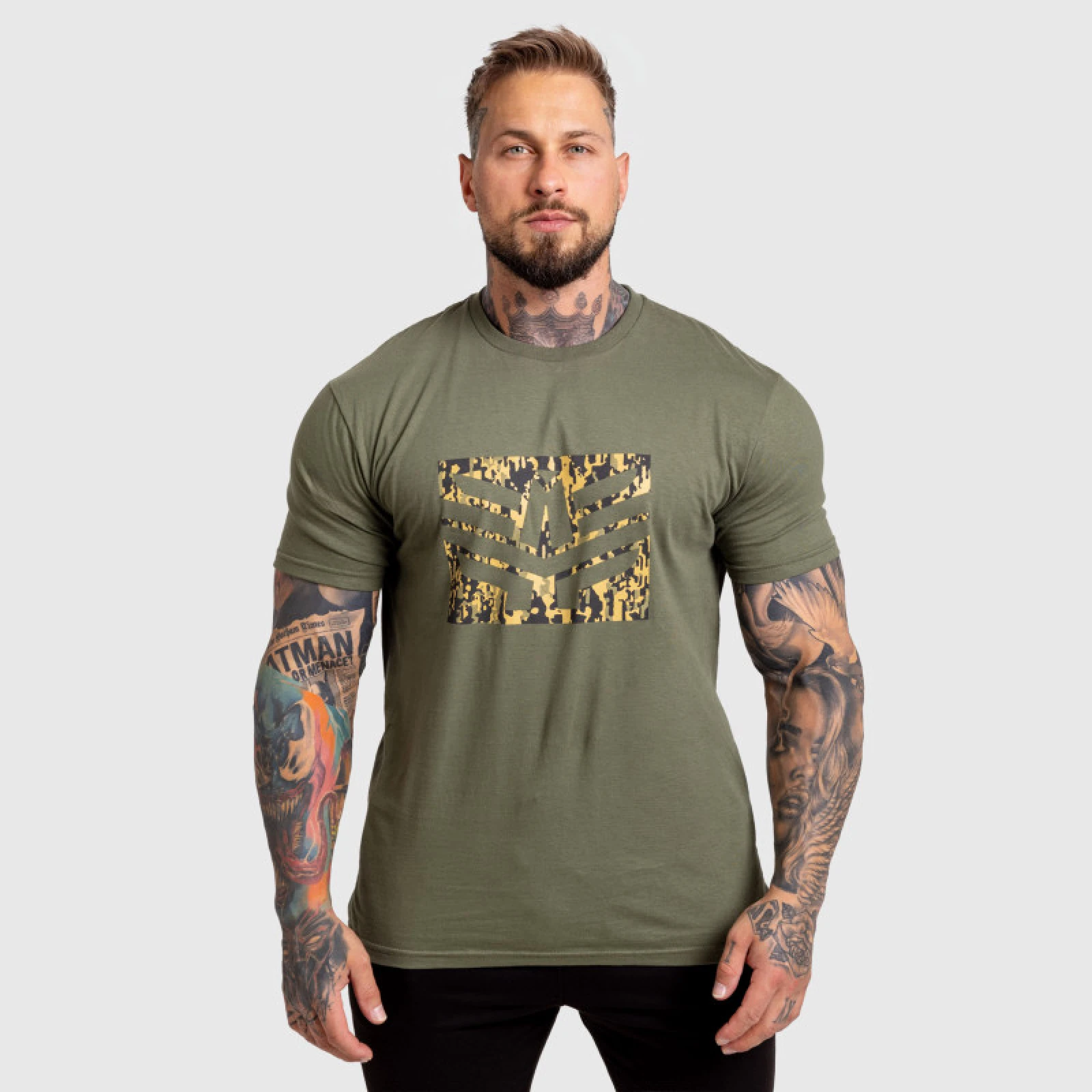 Férfi póló Iron Aesthetics Tactical, zöld · záber 1