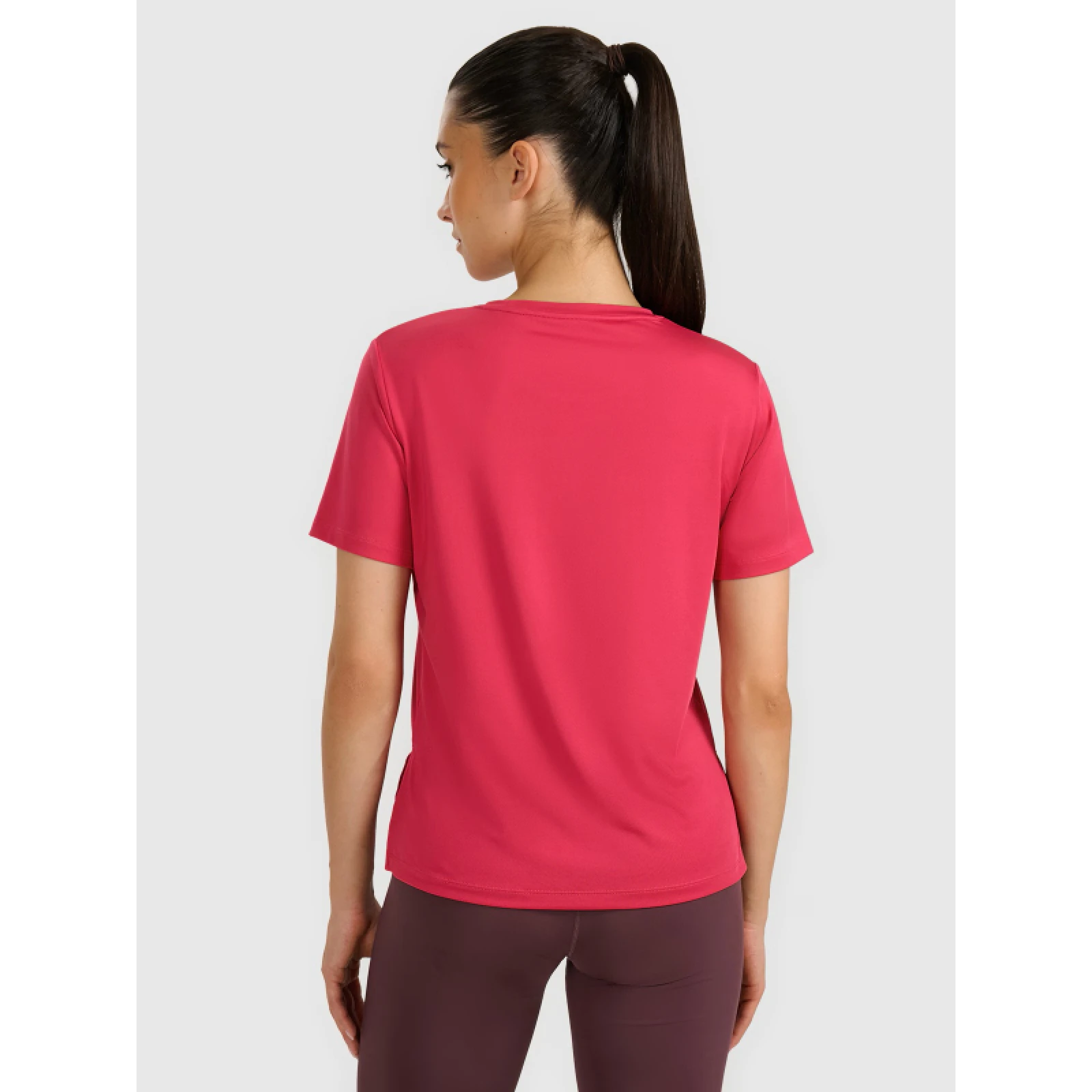 Női rövid ujjú edzőpóló 4F TSHIRT FNK F1517-WAW25TFTSF1517-54S-PINK · záber 3