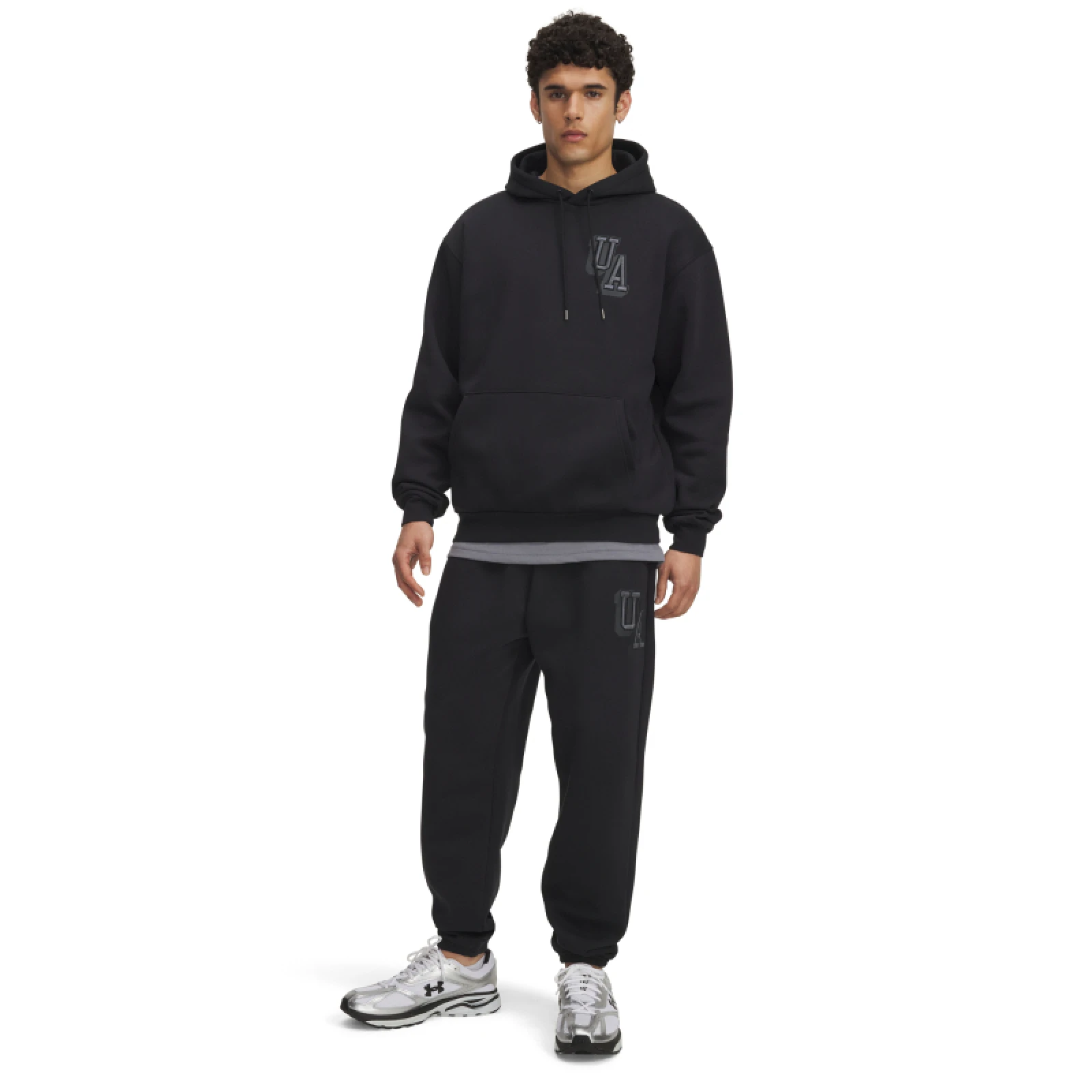 Férfi bélelt melegítőnadrágok UNDER ARMOUR UA Icon Flc Graphic Jgr · záber 3