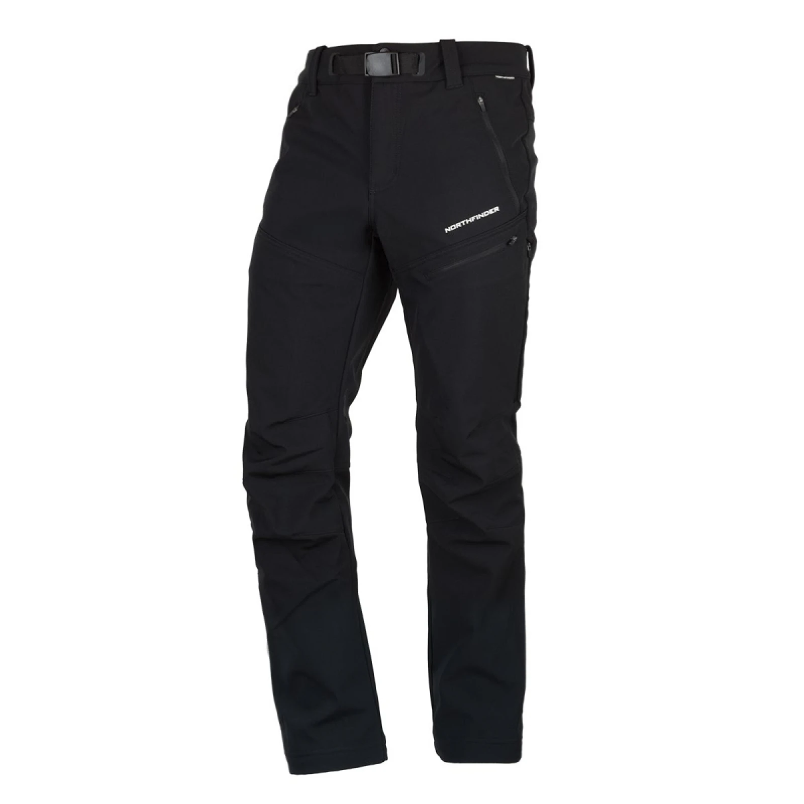 Férfi túrázó Softshell nadrágok NORTHFINDER GUSTAVE-269black · záber 3