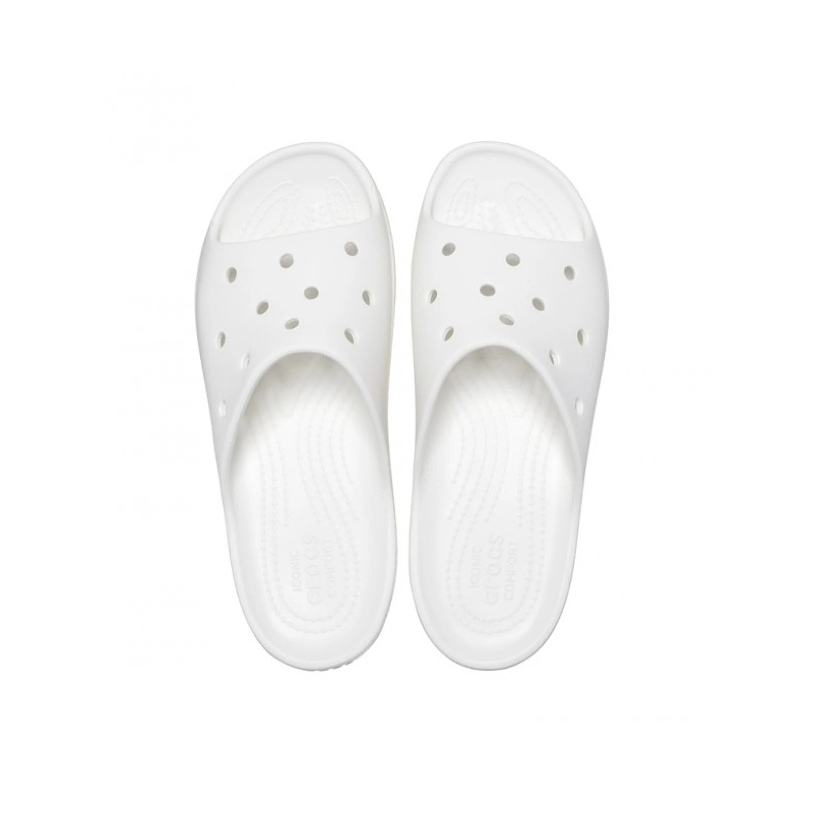 Női papucsok (strandcipők) CROCS Classic Platform Slide white · záber 5
