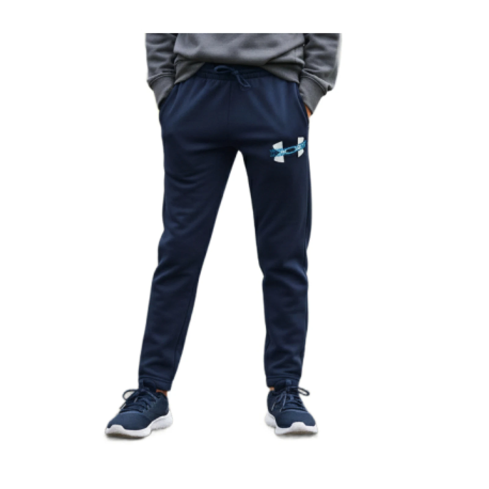 Fiú melegített melegítőnadrágok UNDER ARMOUR UA Rival Flc Cblck Grphc Jgr · záber 1